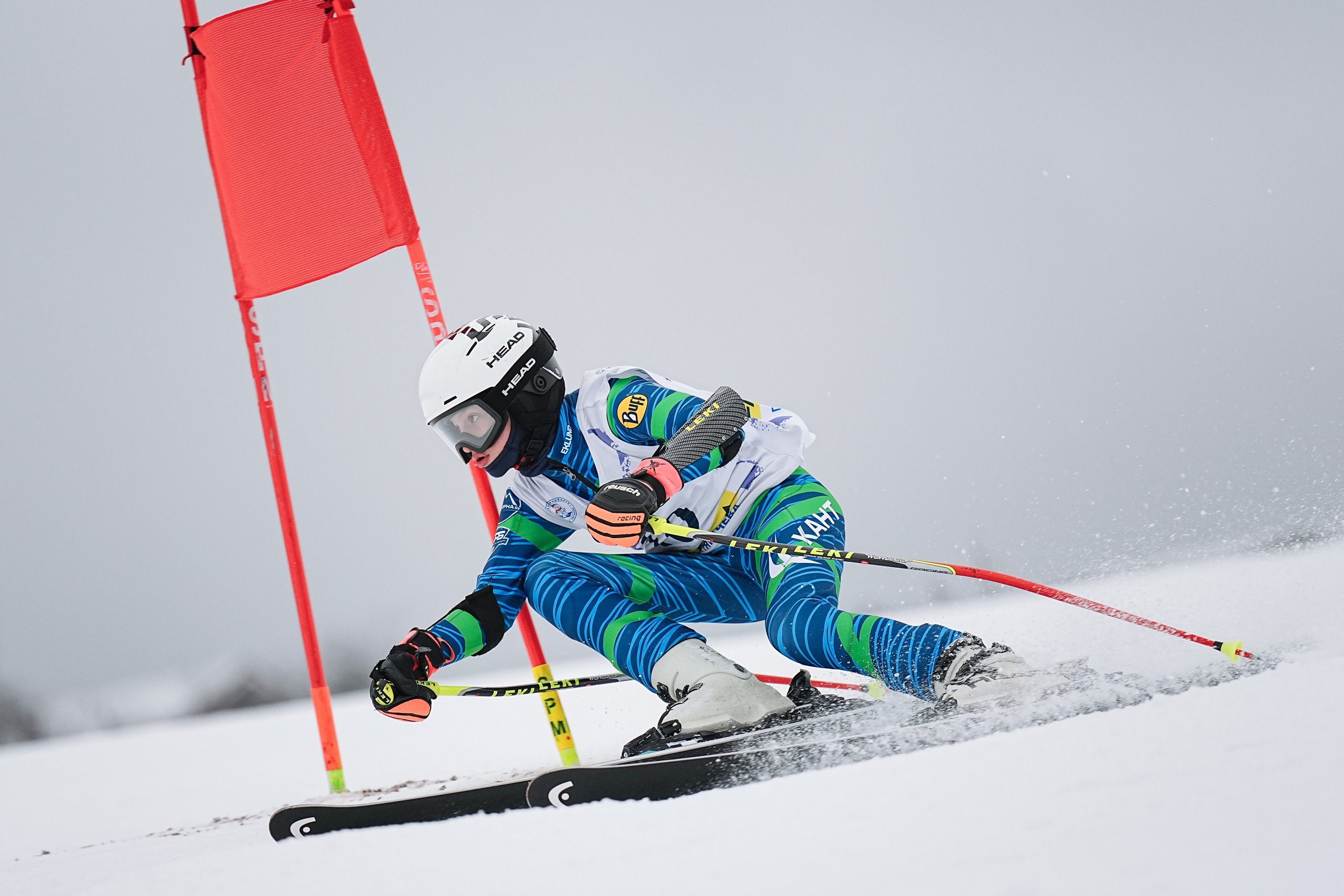 Горные лыжи. Первенство Центрального Федерального Округа. GS U14 Шуколово. Фотограф Студитский Евгений
