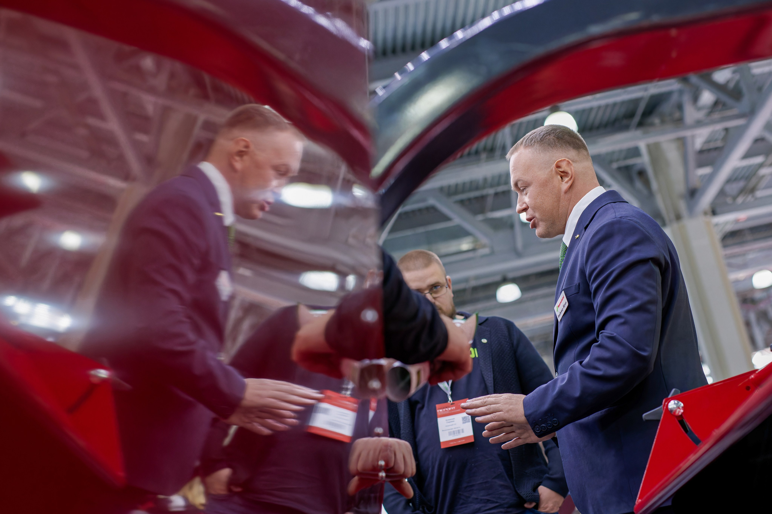 Работа стенда. Агросалон. Репортажный фотограф в Москве Екатерина Якель