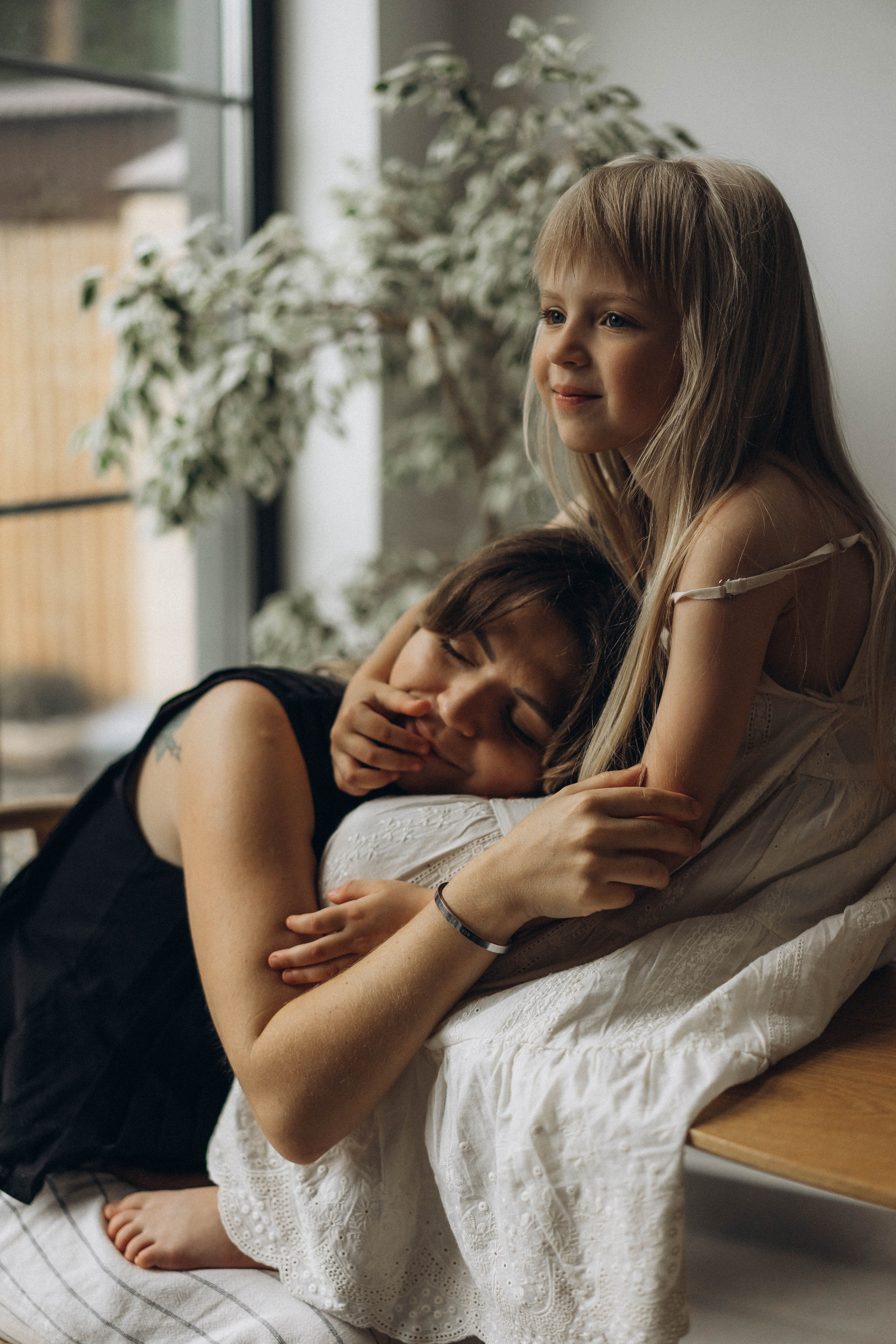 Фотосессия домашняя мама и дочка. Фотограф Екатеринбург Кокшарова Александра