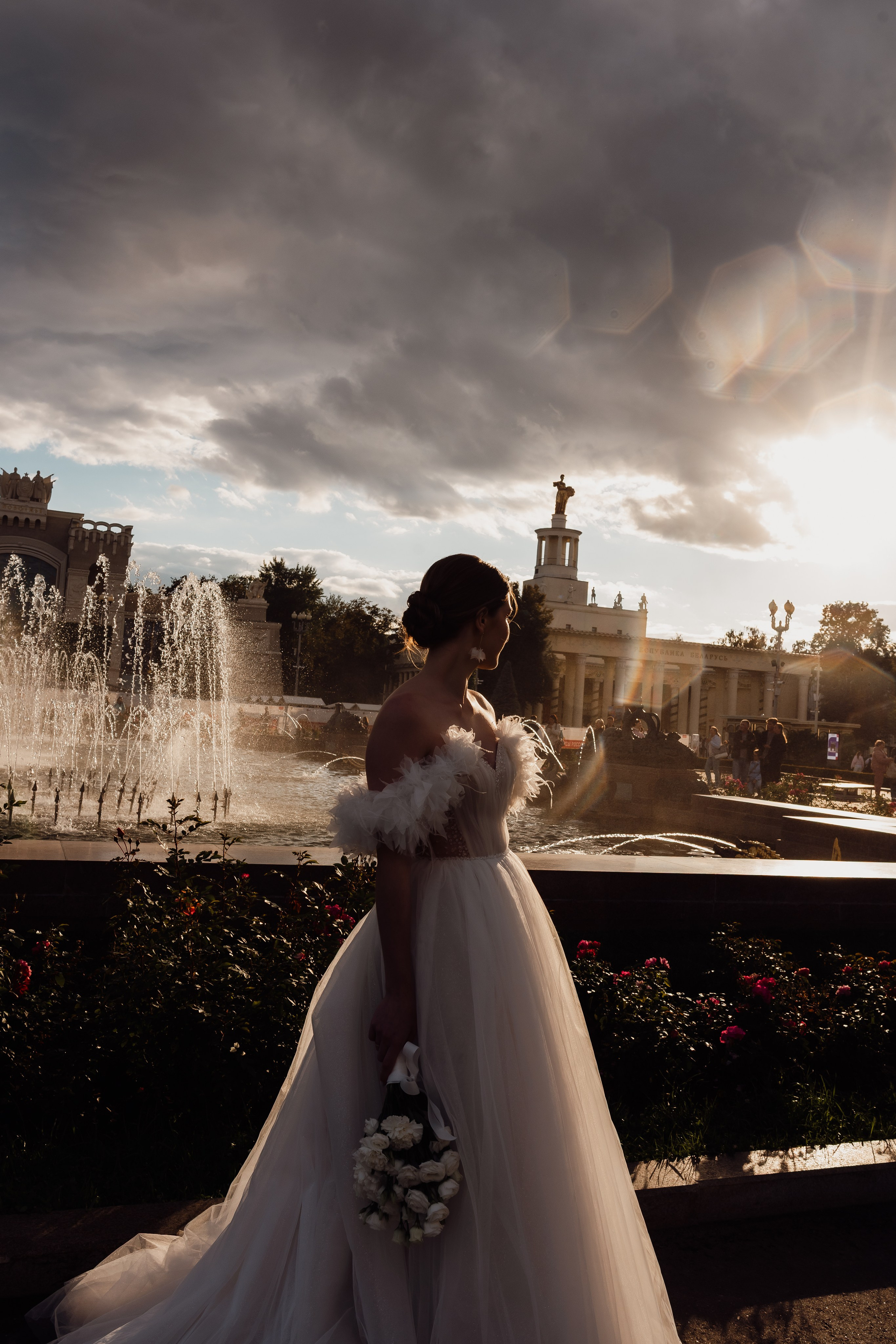 Загс + прогулка | ВДНХ 2. Свадебный и семейный фотограф в Москве Анна Сдобнова