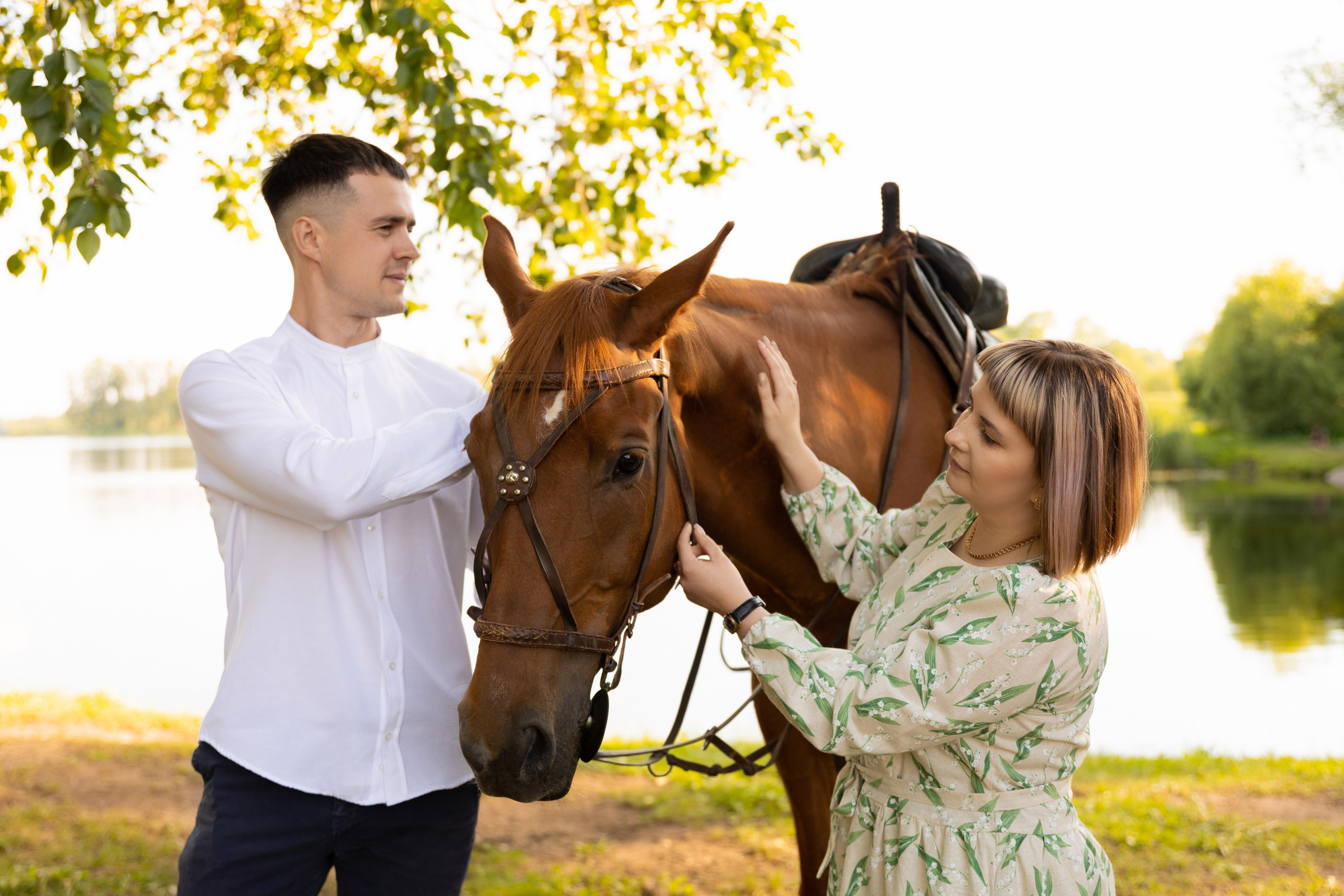 Фотопрогулка на лошадях. Семейный и свадебный фотограф в Санкт-Петербурге Татьяна Швыкова
