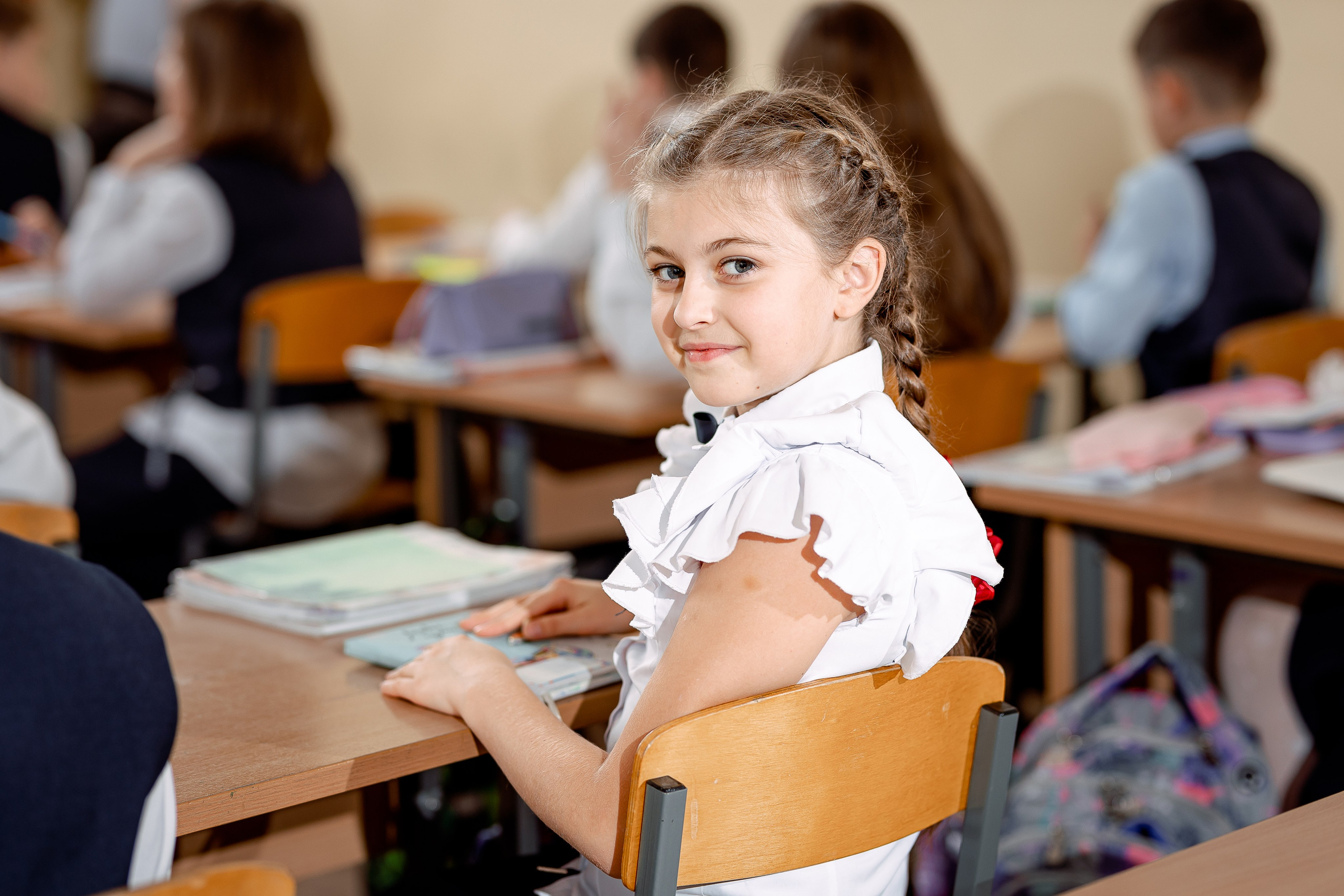 Репортаж на уроках. Семейный и детский фотограф Комина Елена, Власиха, Одинцово