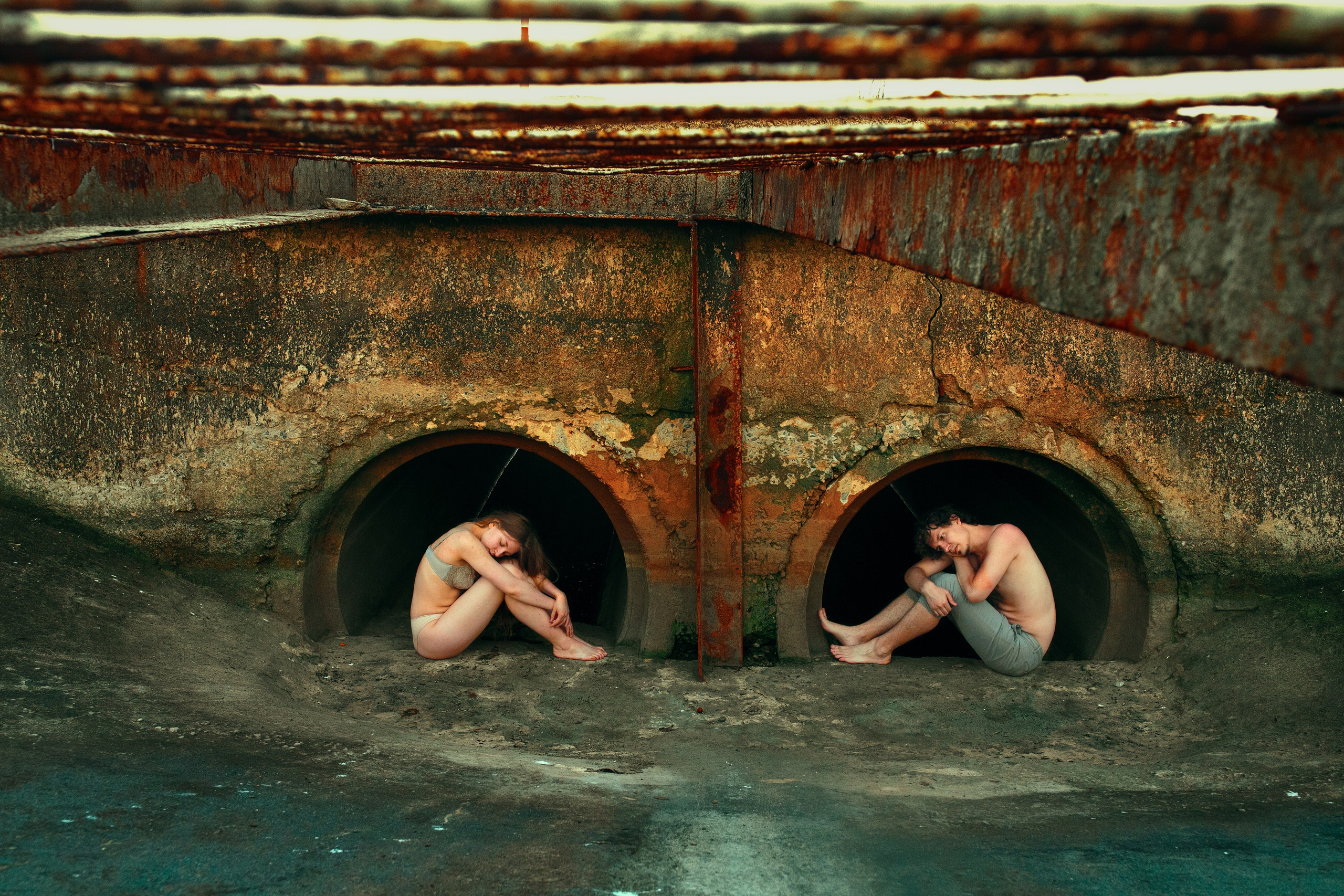 Красивая Love story в воде