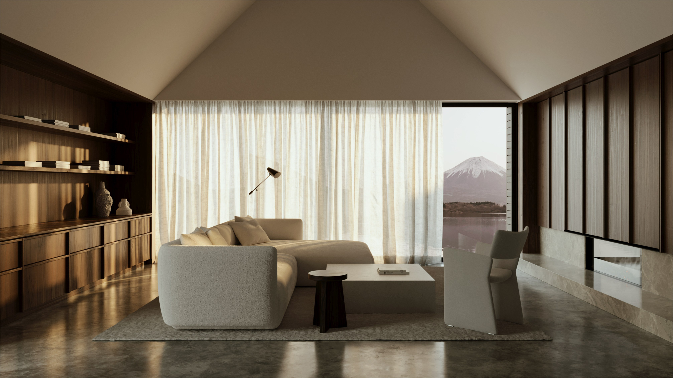 Walnut House by Adam Kane Architects. Cg artist Shchapov Dmitry