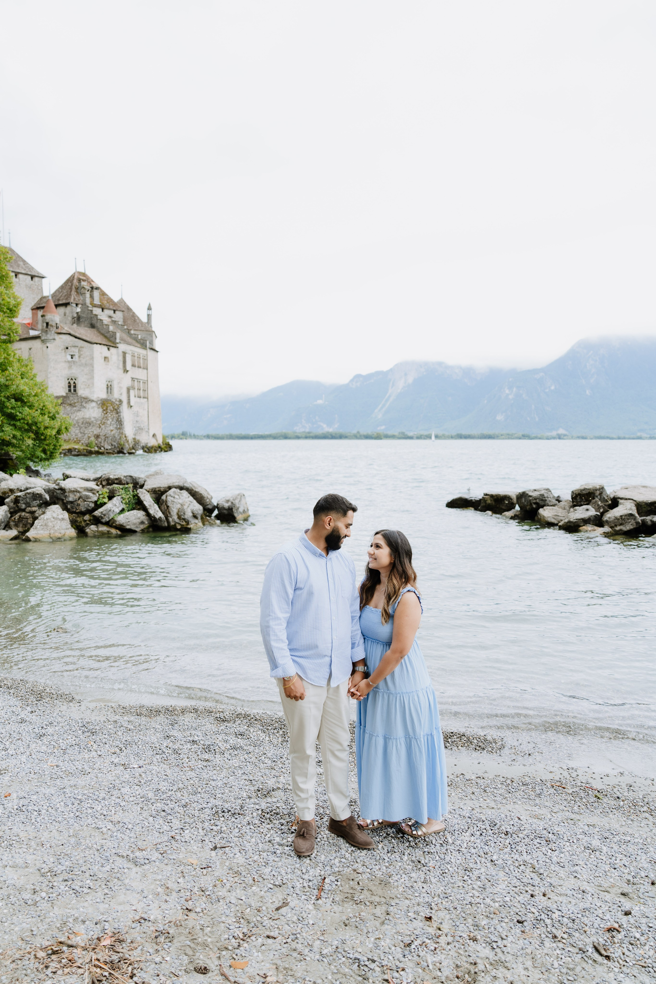 Krishna & Ravi | Proposal Montreux. Professional Wedding Photographer Geneva & Romande Switzerland | Tanya Creator