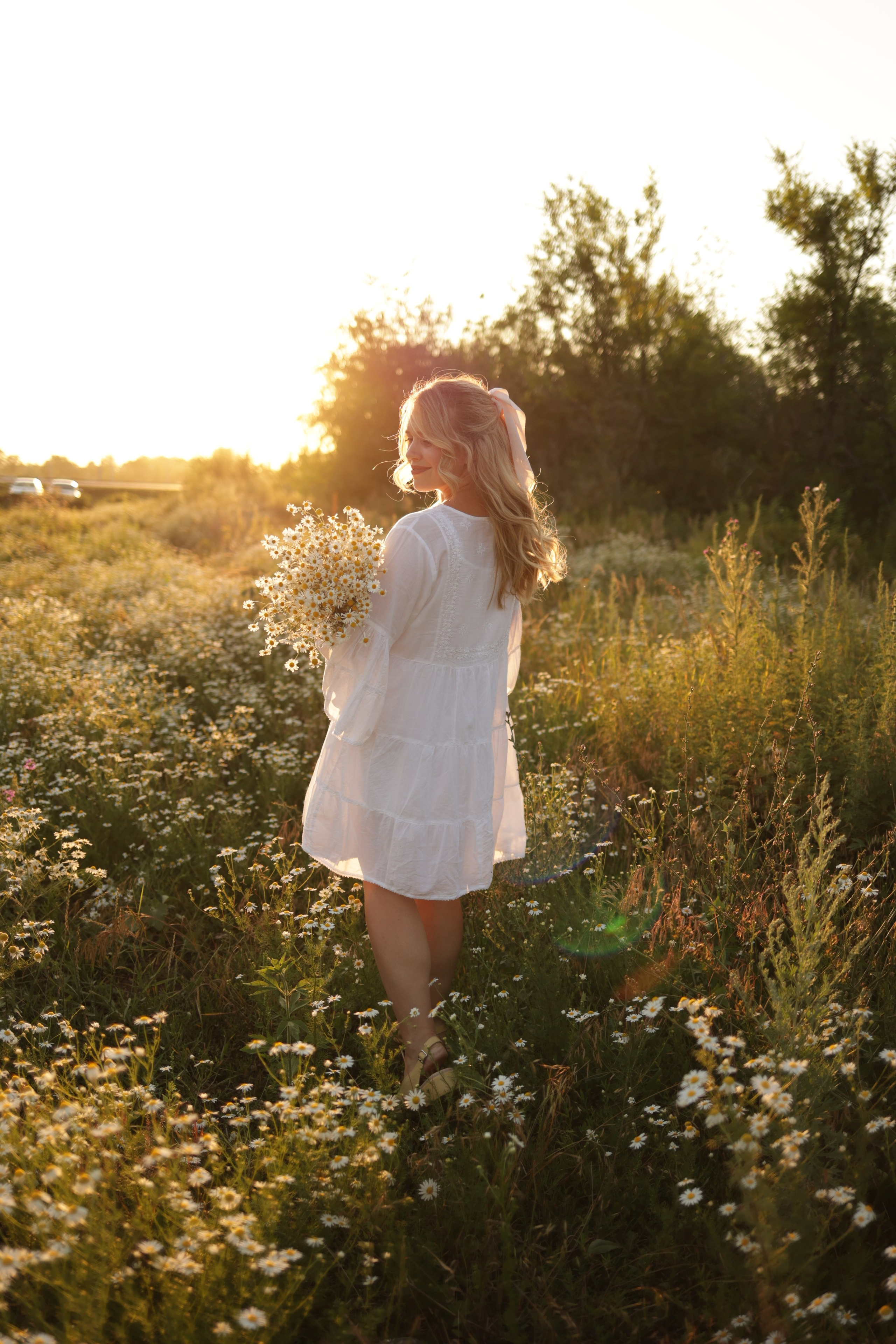 Вика и ромашки. Семейный фотограф в Саратове Юлия Охотникова