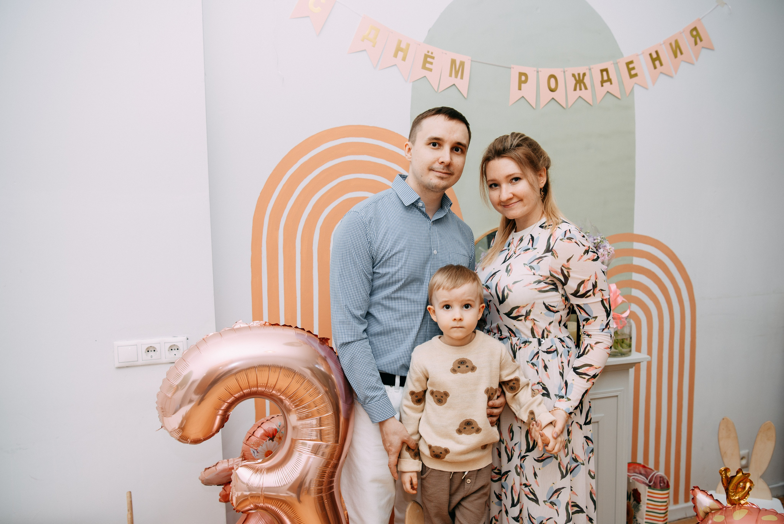 День рождения Анны Павловны. Фотограф на выписку из роддома в Москве и МО