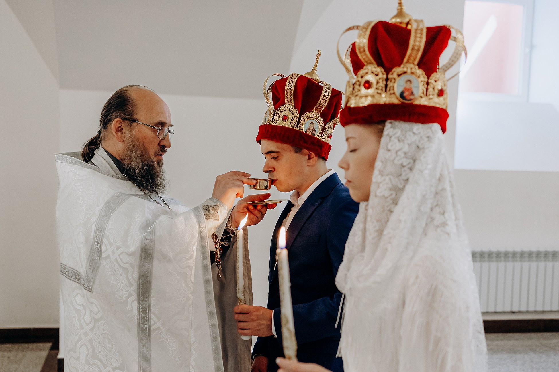 Венчание в Храме Петра и Павла. Семейный фотограф в Пензе Мария Левина