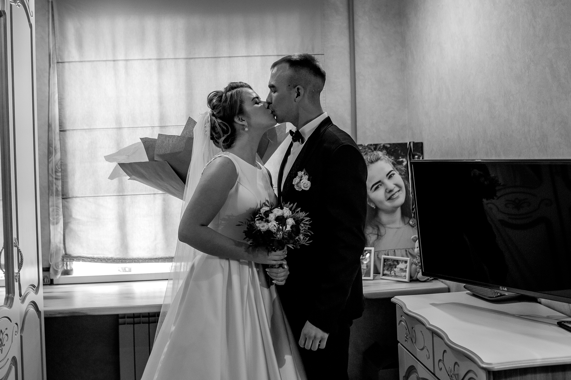 Встреча молодых.  Невеста и жених418