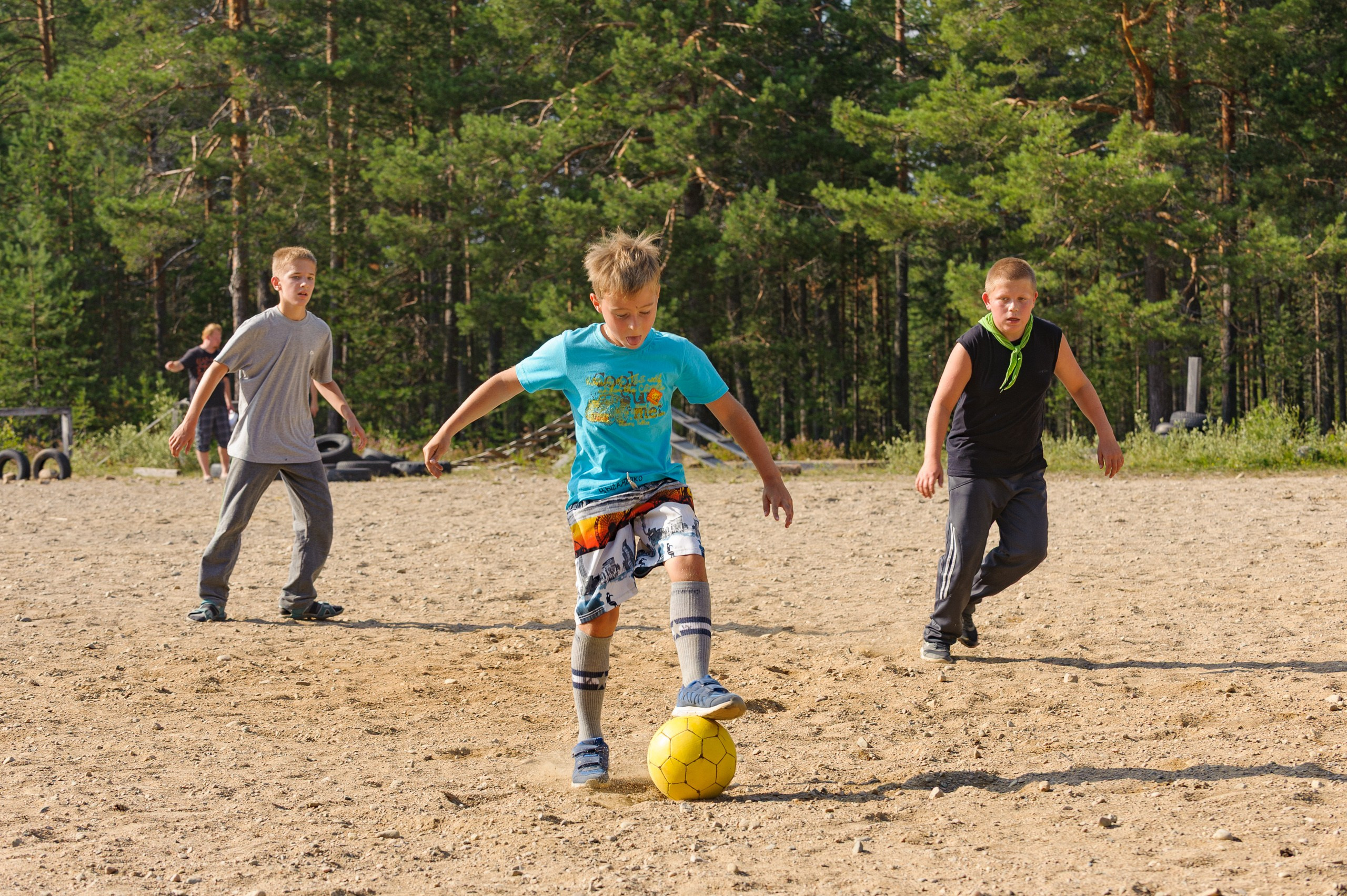 Летние тренировочные сборы Школы Боевых Искусств «МОН» 2013, футбол