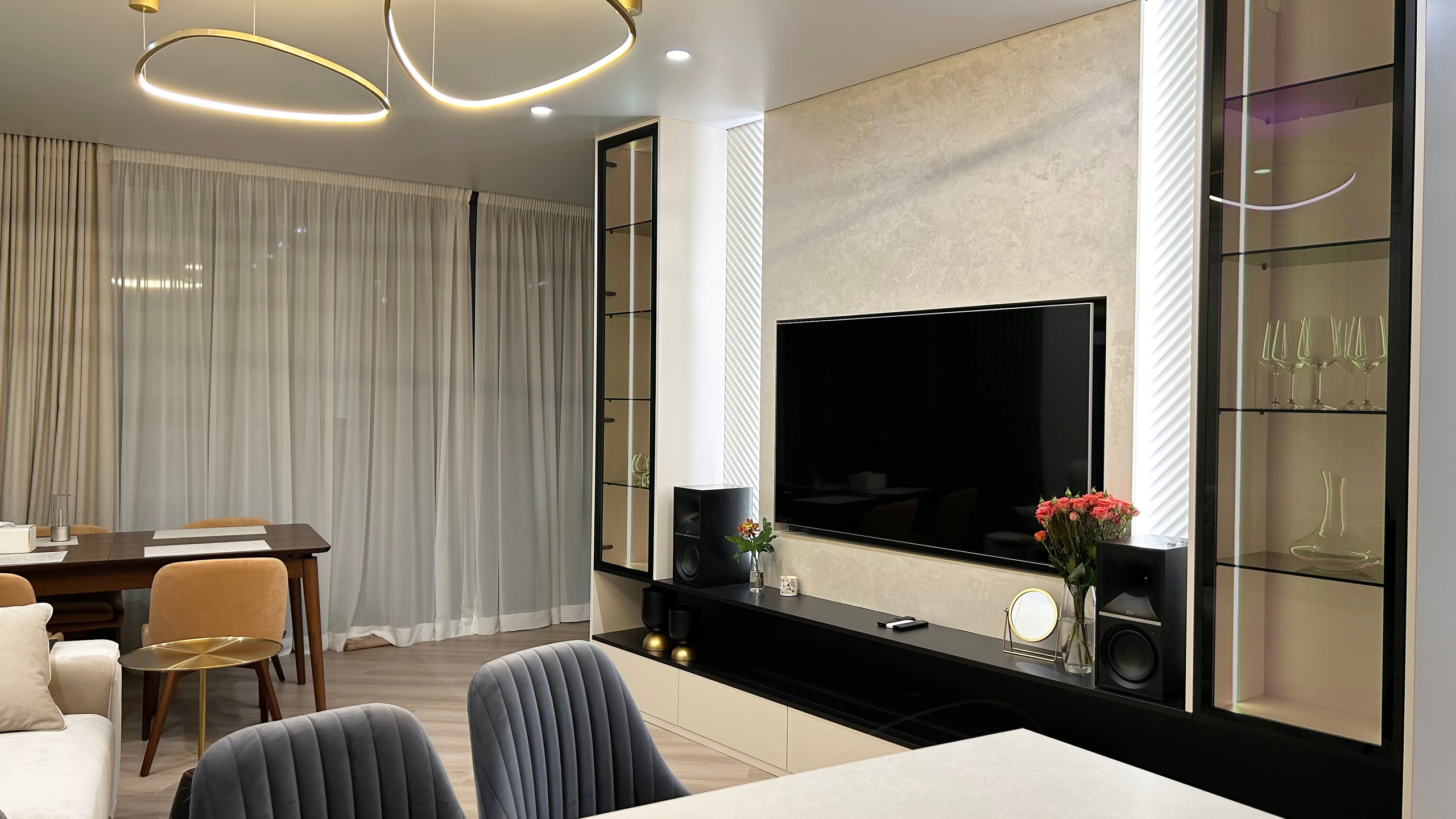 Квартира 116 м². Дизайнер интерьера Малюгина Ксения Санкт-Петербург