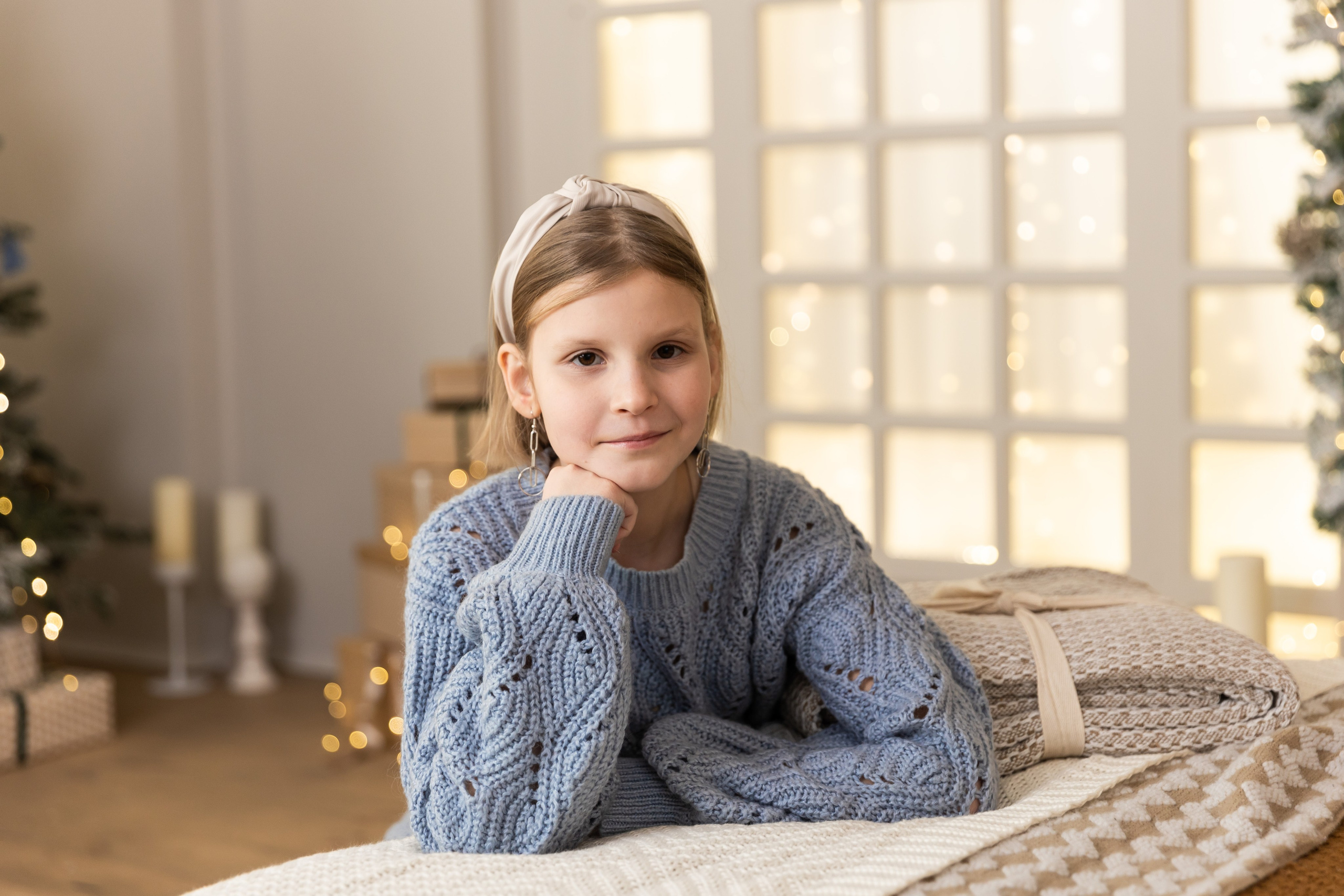 Новогодняя фотосессия в студии 4 класс. Семейный, детский, школьный фотограф в Благовещенске Яна Белоусова