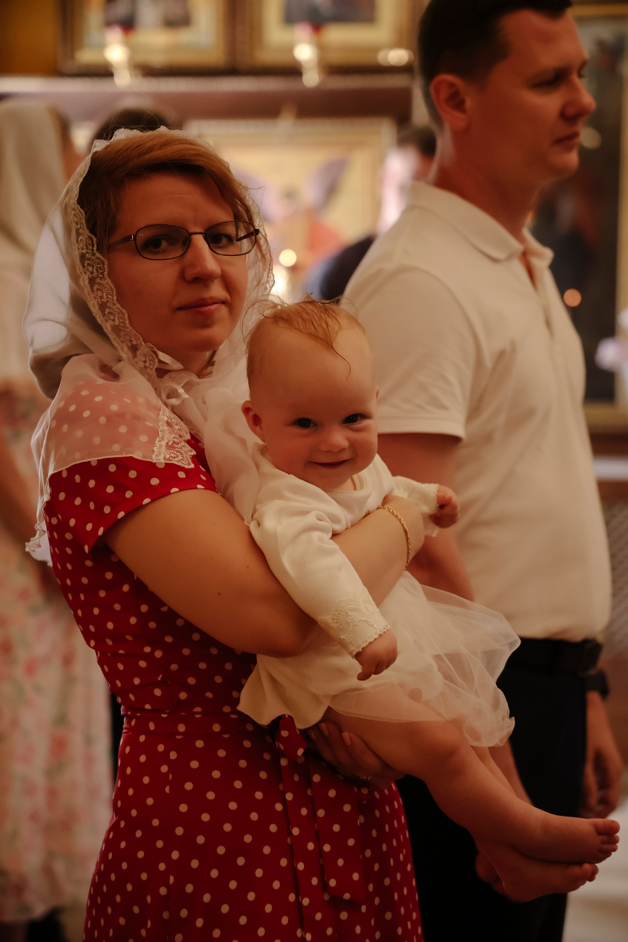 Крещение Анастасии. Фотограф новорожденных