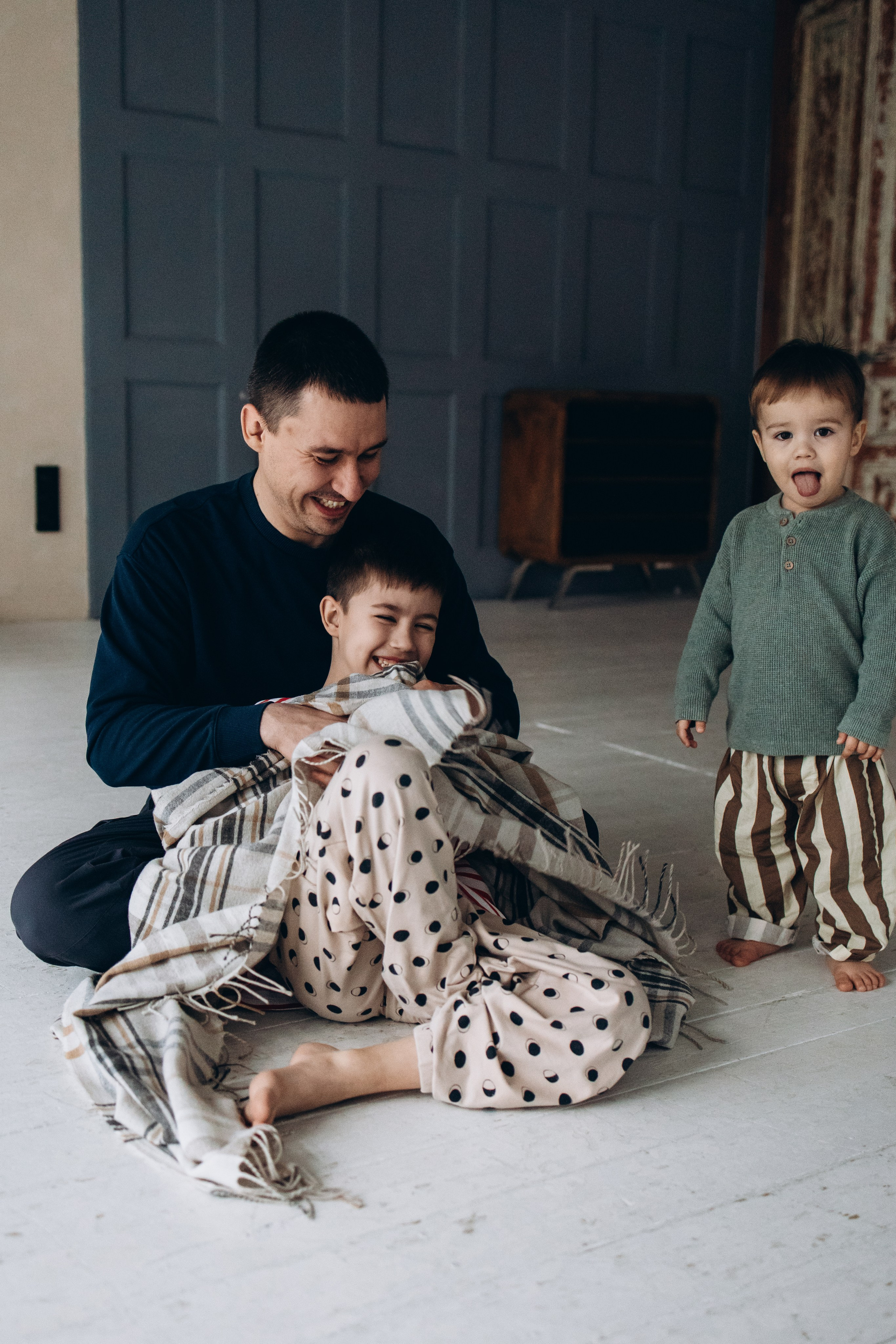 Оля, Андрей, Даня и Паша. Семейный фотограф в Москве Марина Петра