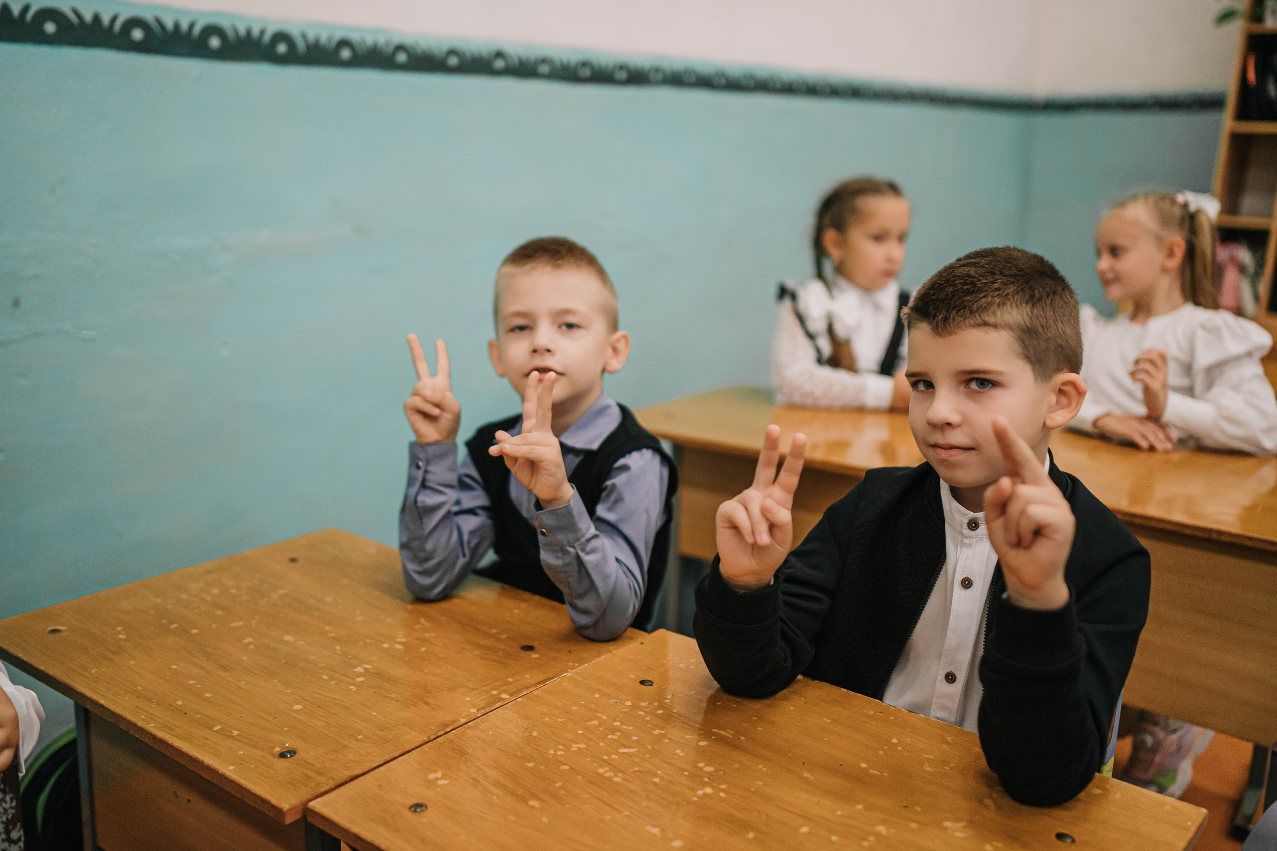 Школьные будни 2 класс. Фотограф Дарья Маташкова