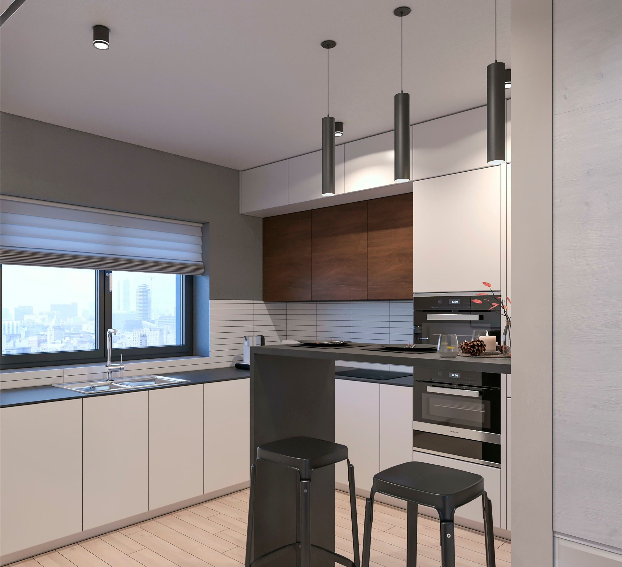 Дизайн проект интерьера танхауса в г. Сочи