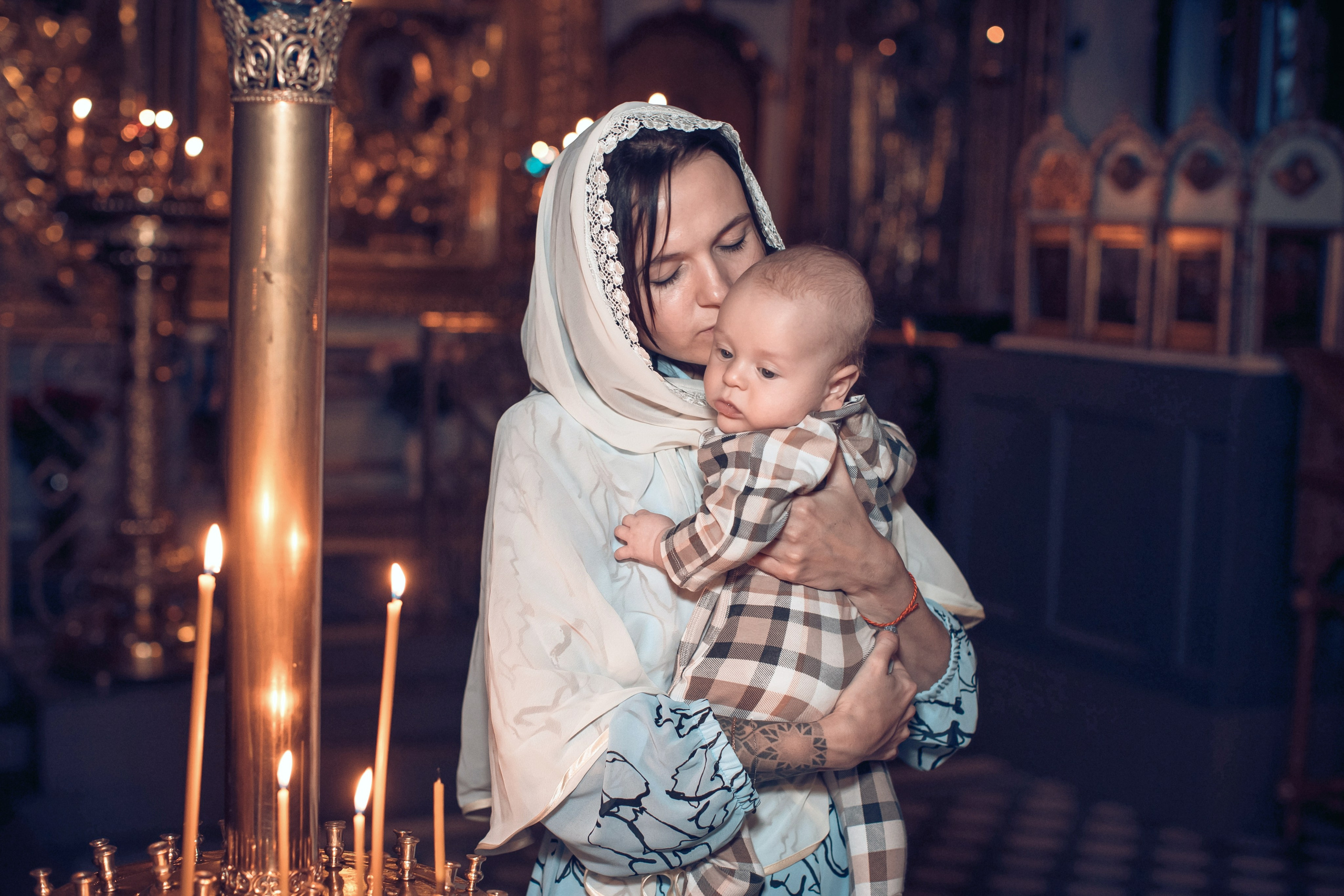 Таинство крещения. Семейный и детский фотограф в Москве Орешина Юлия