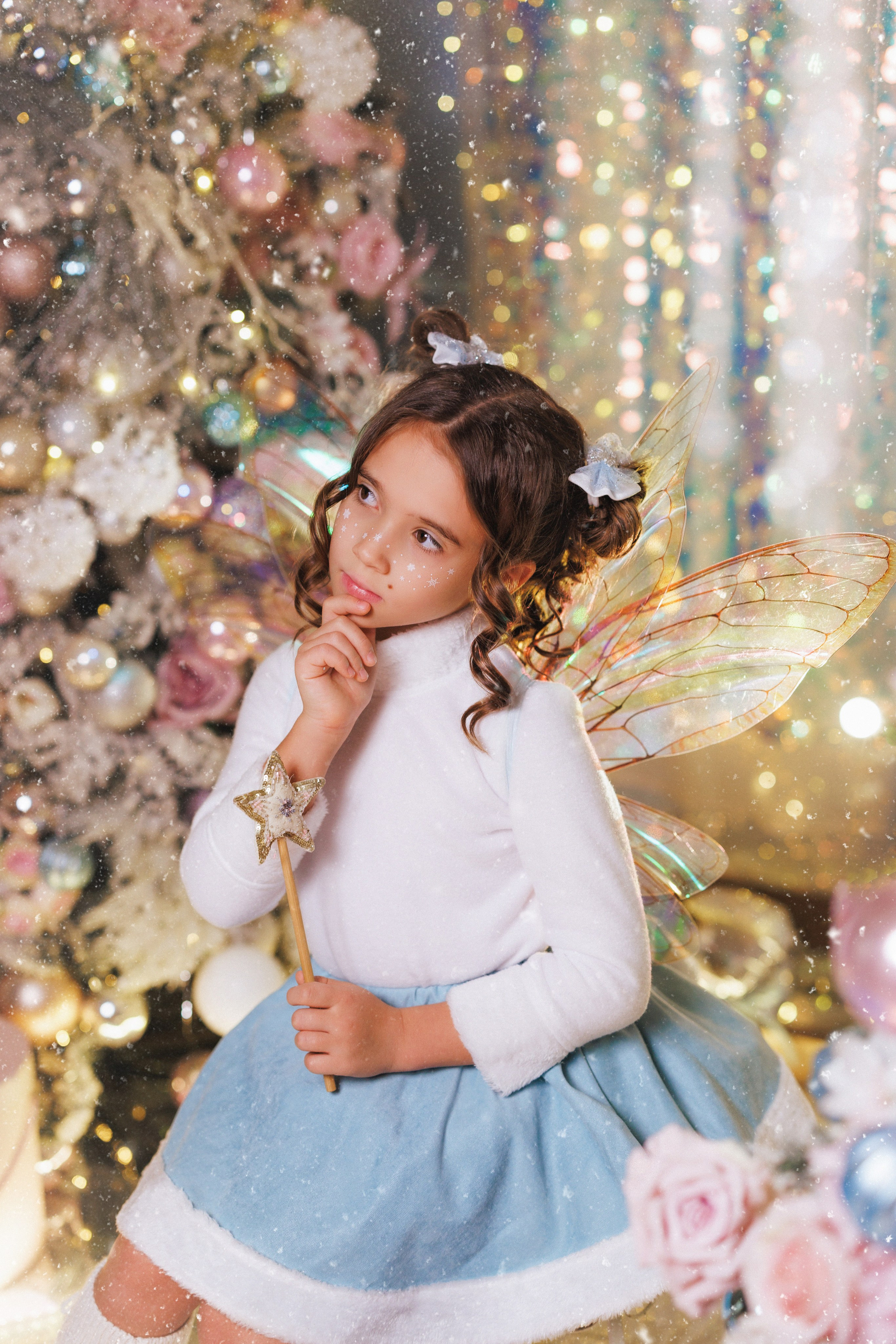 Детская фотосессия «Зимняя Фея», фотостудия «Авторская» в городе Краснодар. Семейный и детский фотограф в Краснодаре Анна Трашкова
