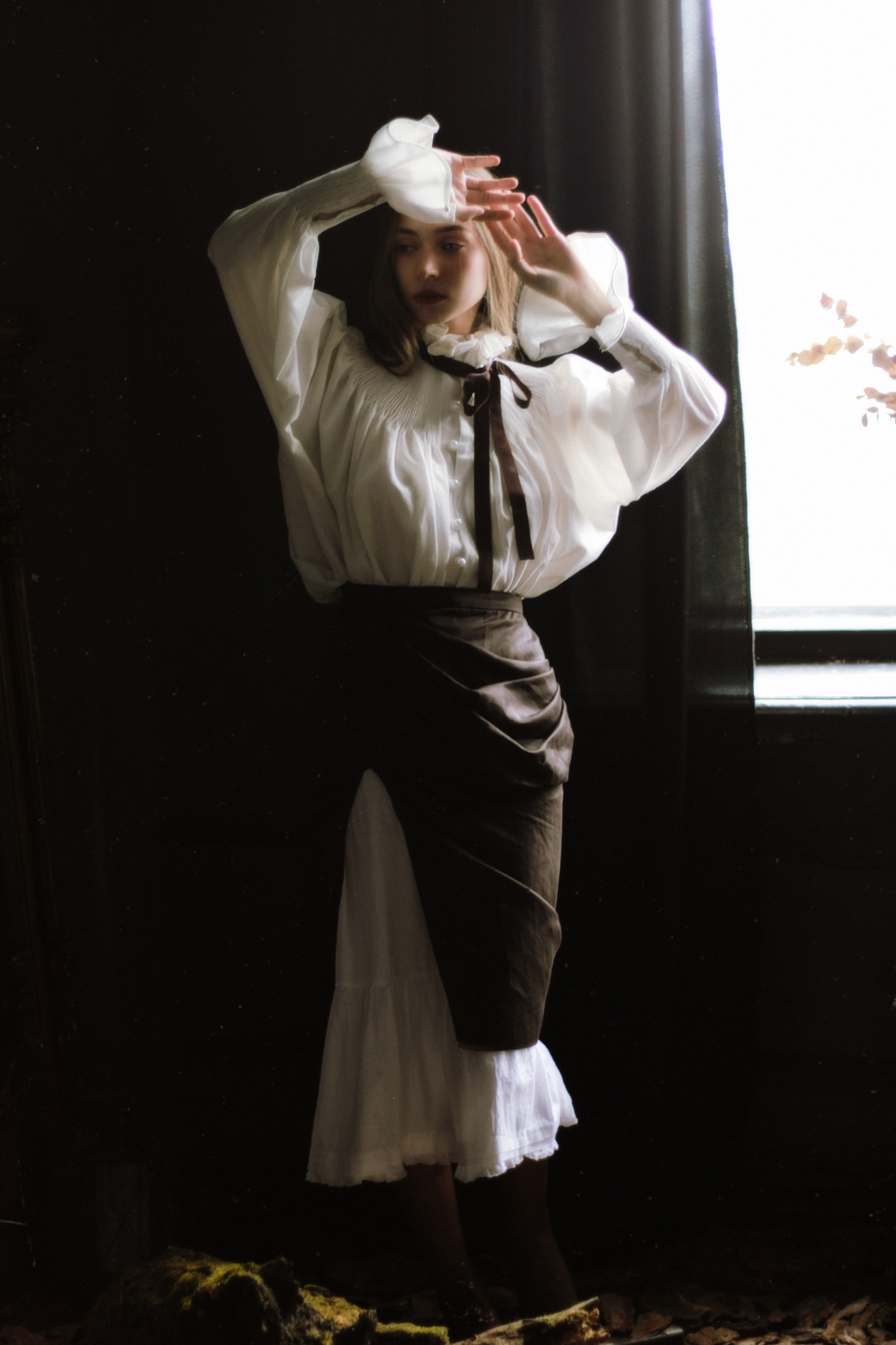 Дипломная работа «Коллекция вдохновленная модой середины XIX века». Кристина Кутько • фотограф Новосибирск