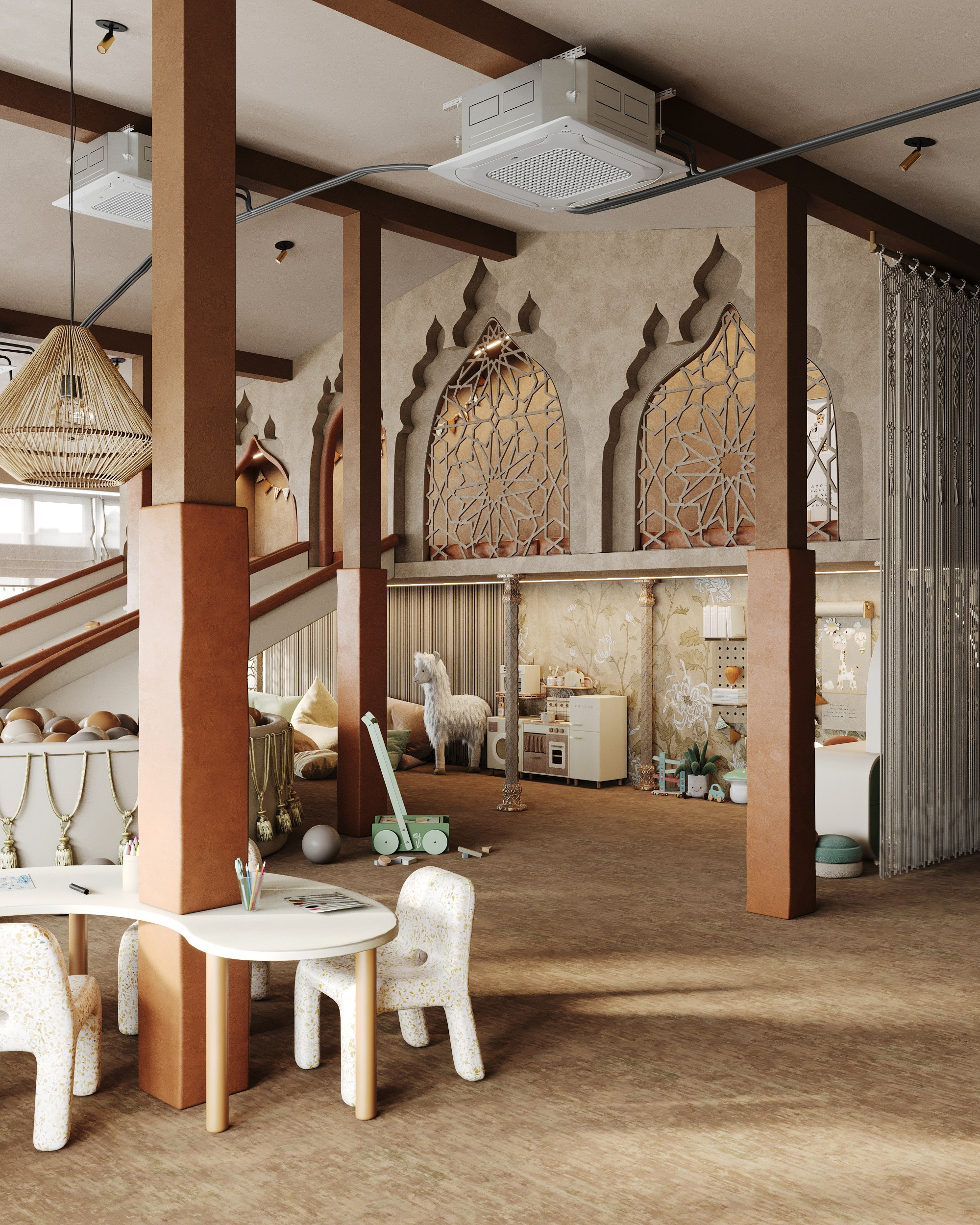 Чайхона: игровая комната | in2design. 3D визуализатор Екатерина Минакова