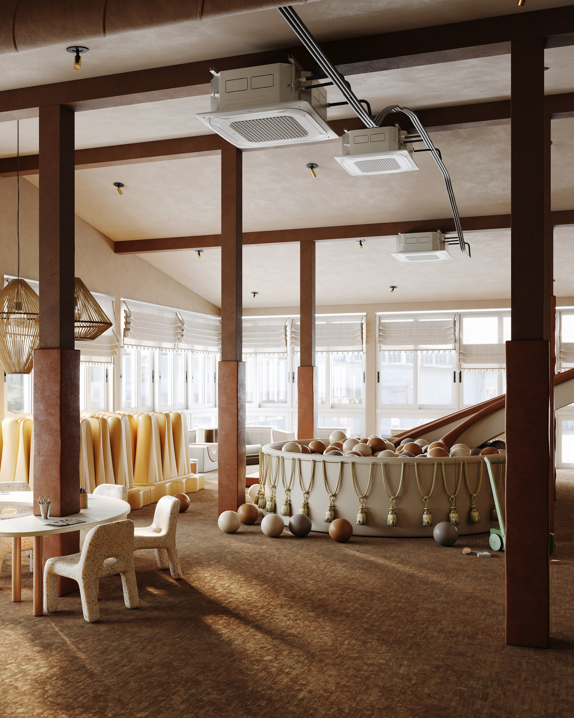 Чайхона: игровая комната | in2design. 3D визуализатор Екатерина Минакова