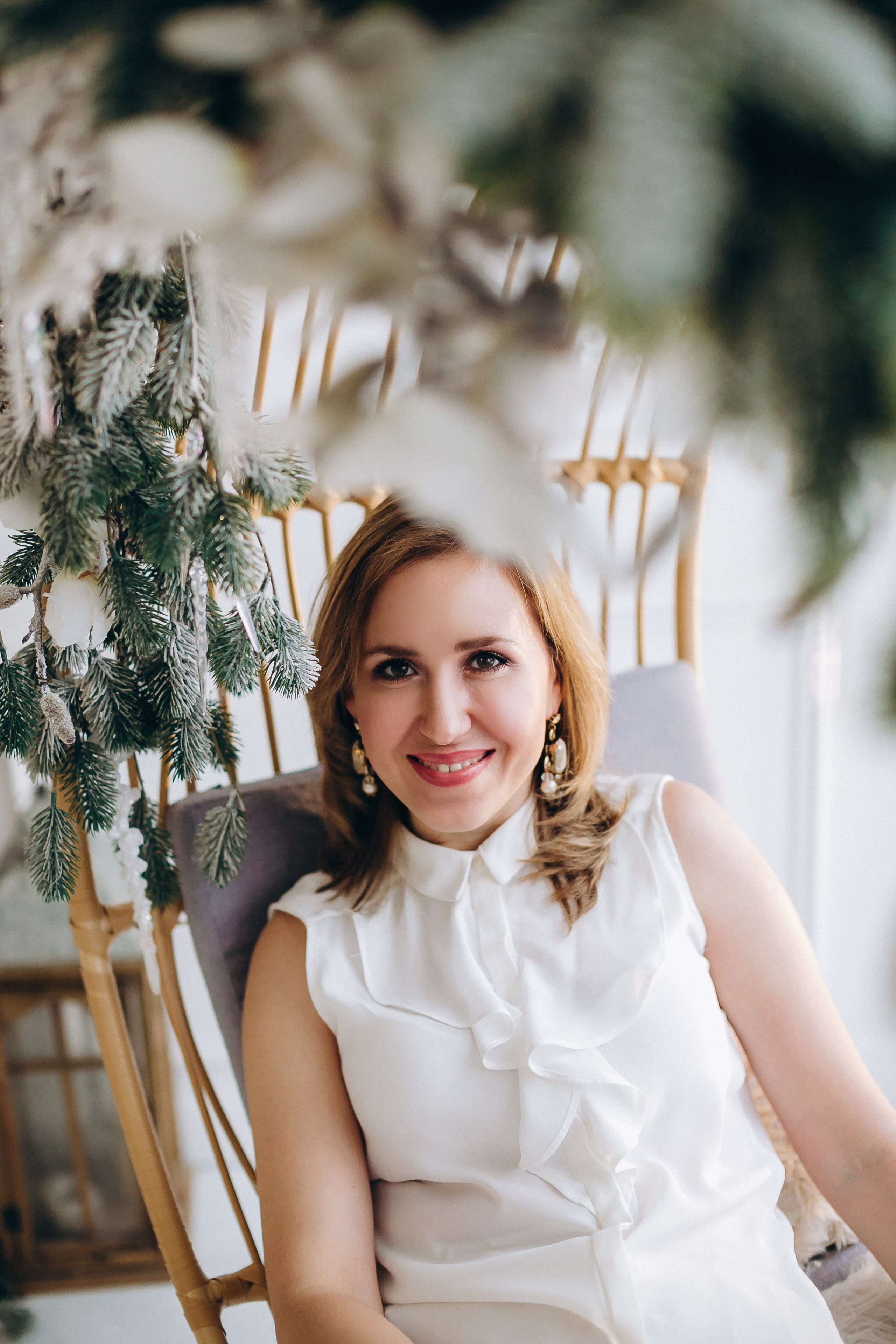 Новогодняя фотосессия в студии. Семейный, детский и школьный фотограф в Москве Рудницкая Анна