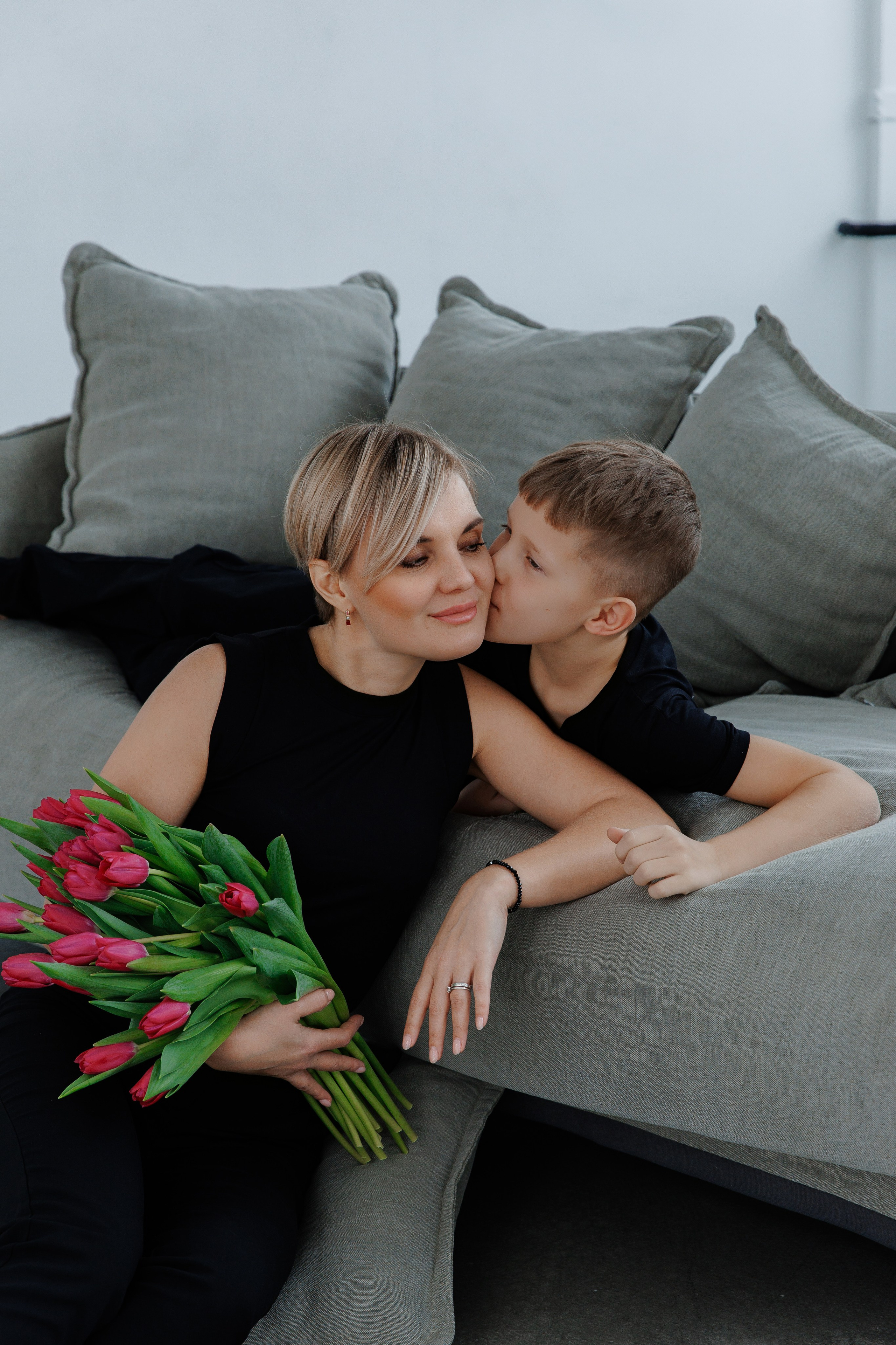 Семейная фотосессия Елена с сыновьями. Фотограф Александра Сыщенко