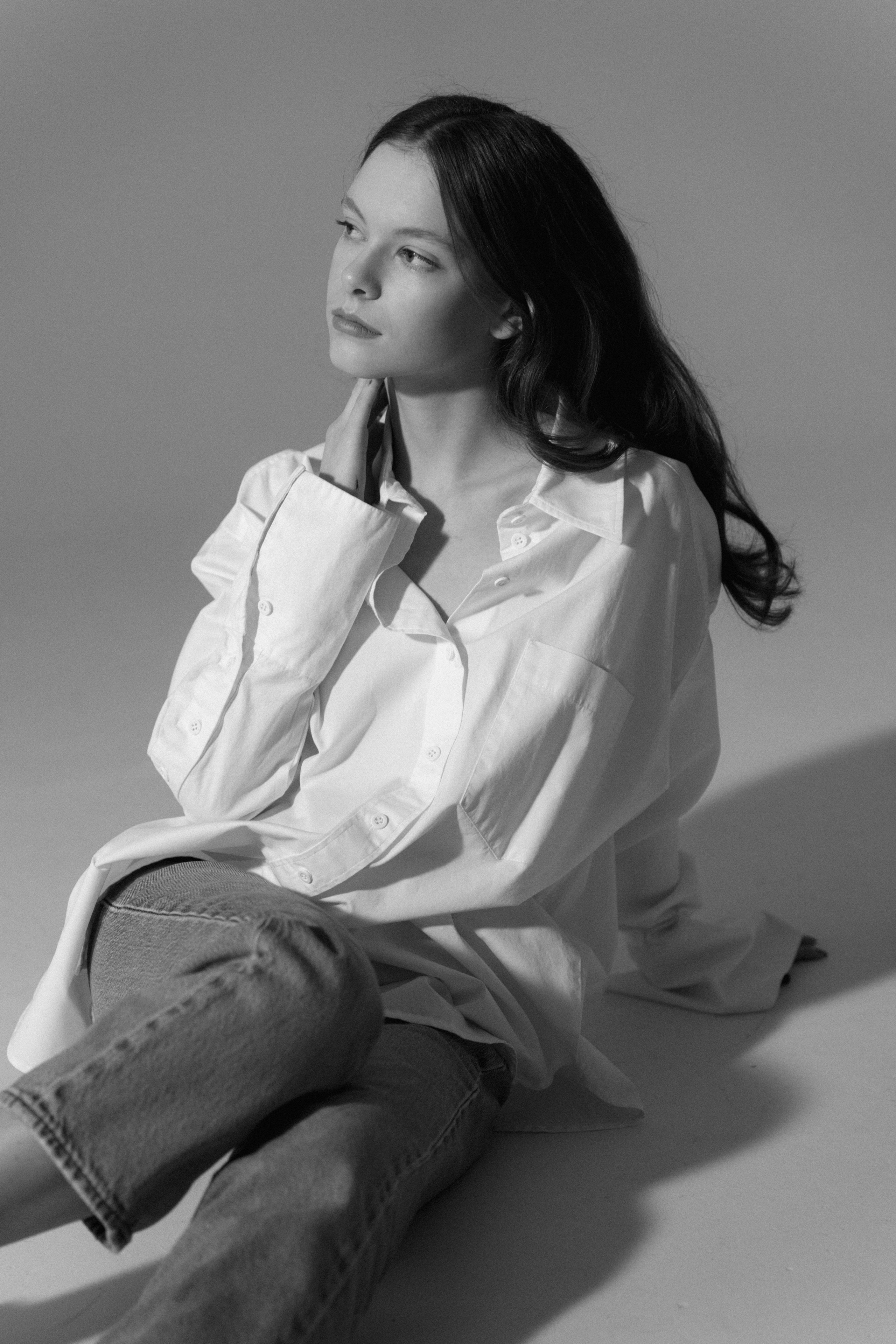 Девочки, студийная чб. Свадебный фотограф Москва Александра Аверкова