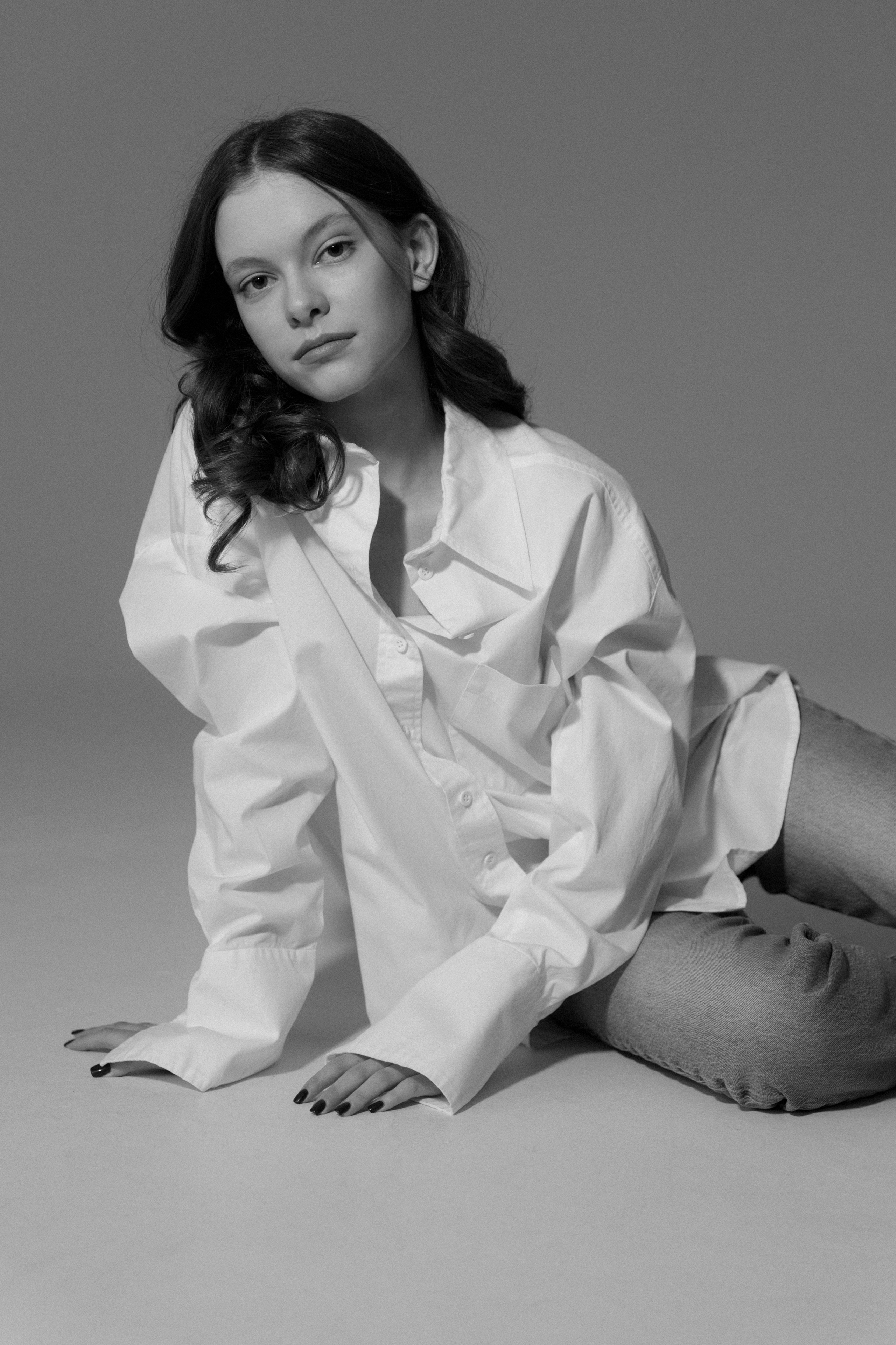 Девочки, студийная чб. Свадебный фотограф Москва Александра Аверкова