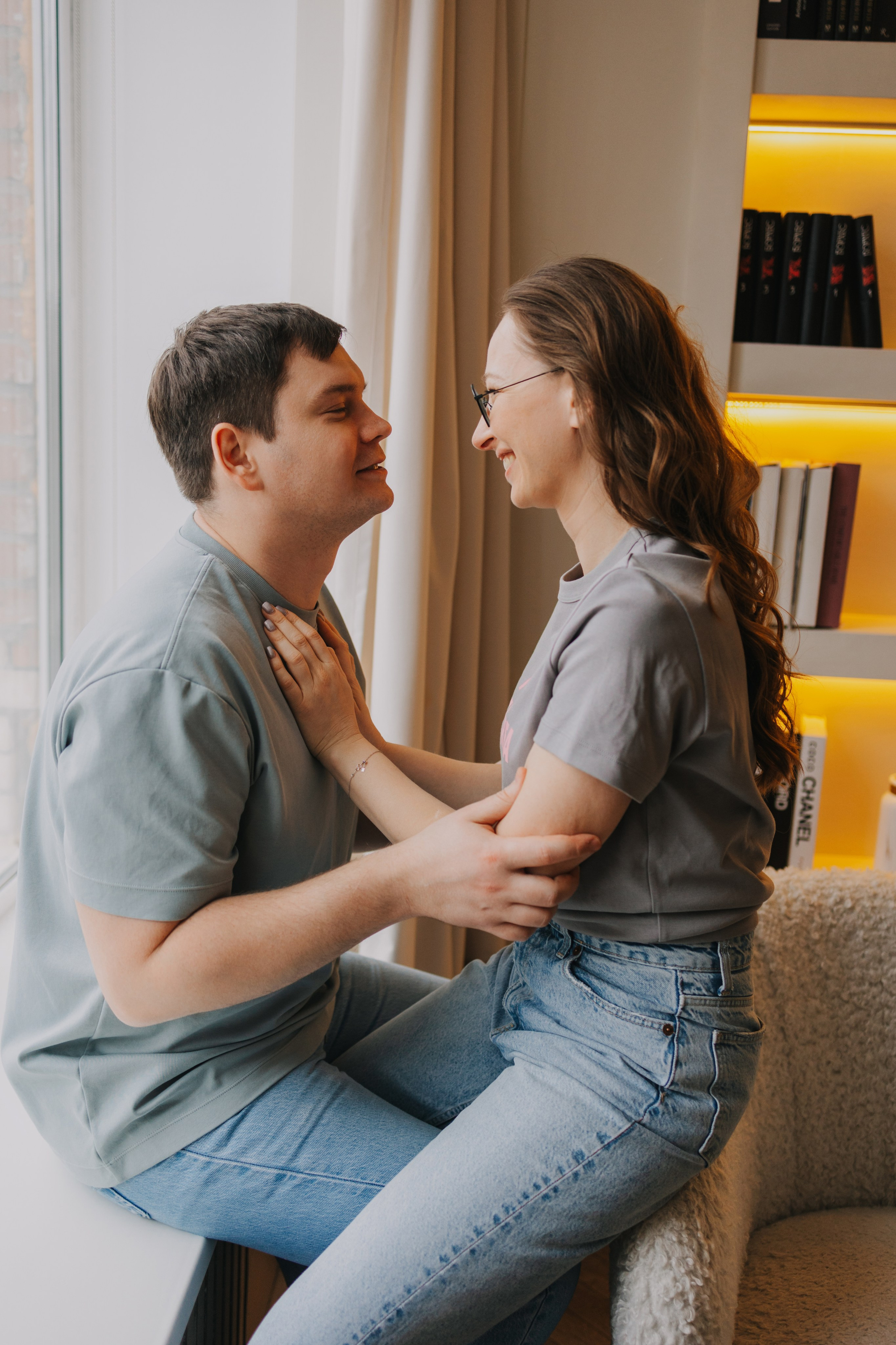 Большая семья. Домашняя фотосессия