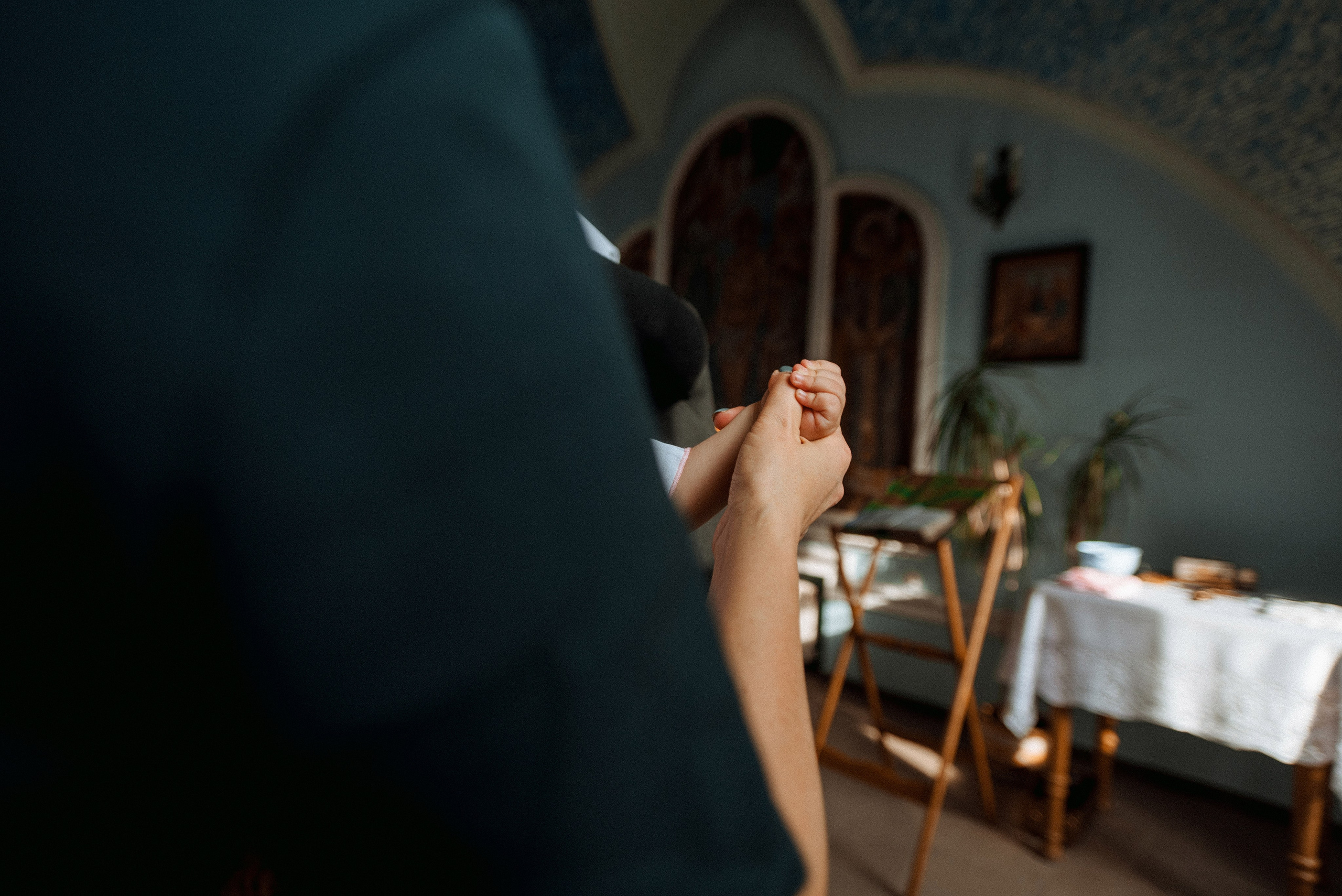 Крещение Софии. Семейный документальный фотограф в Волгограде Мариэта Додина