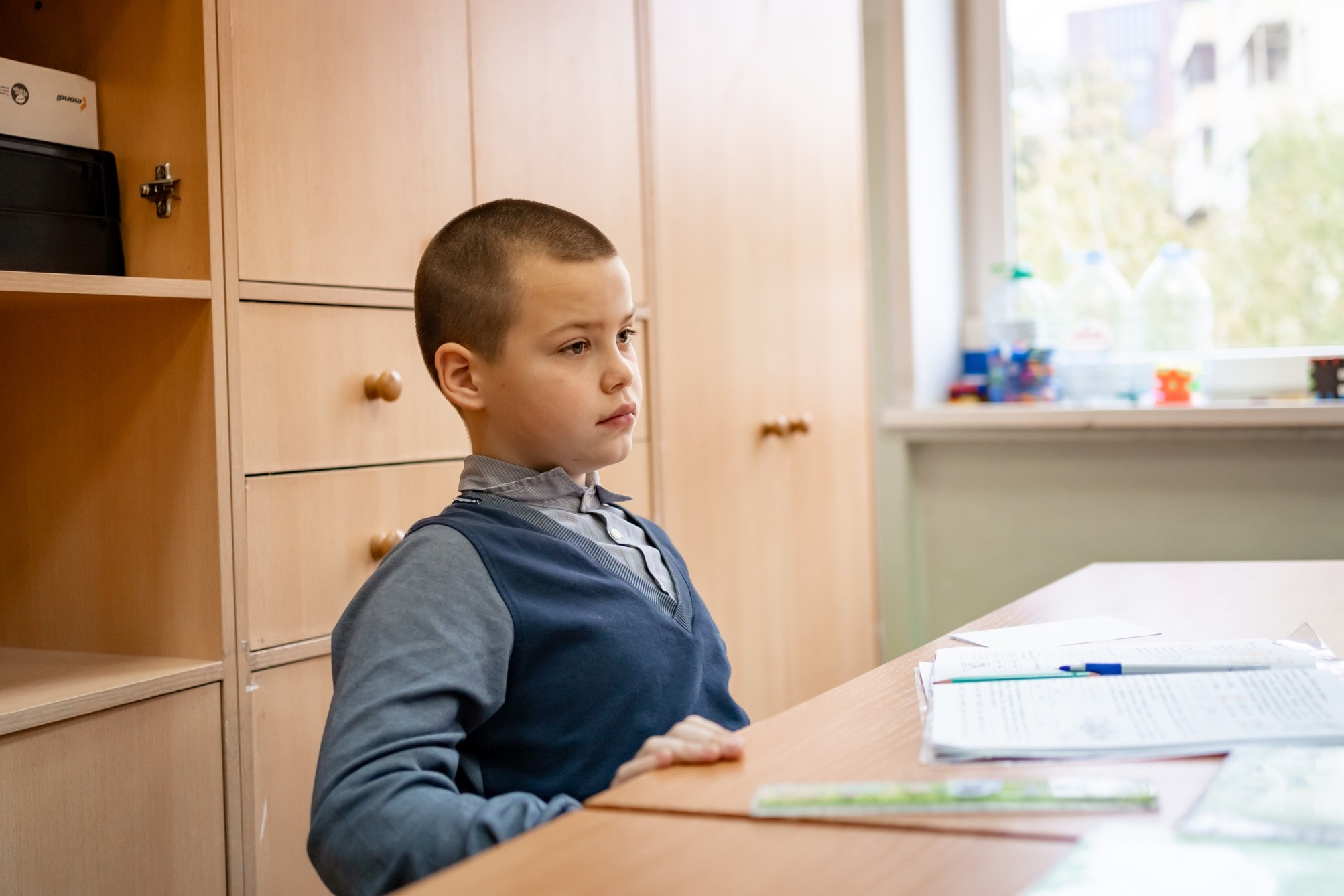 Выпускники начальной школы. Семейный фотограф Варвара Сорока в городе Москве