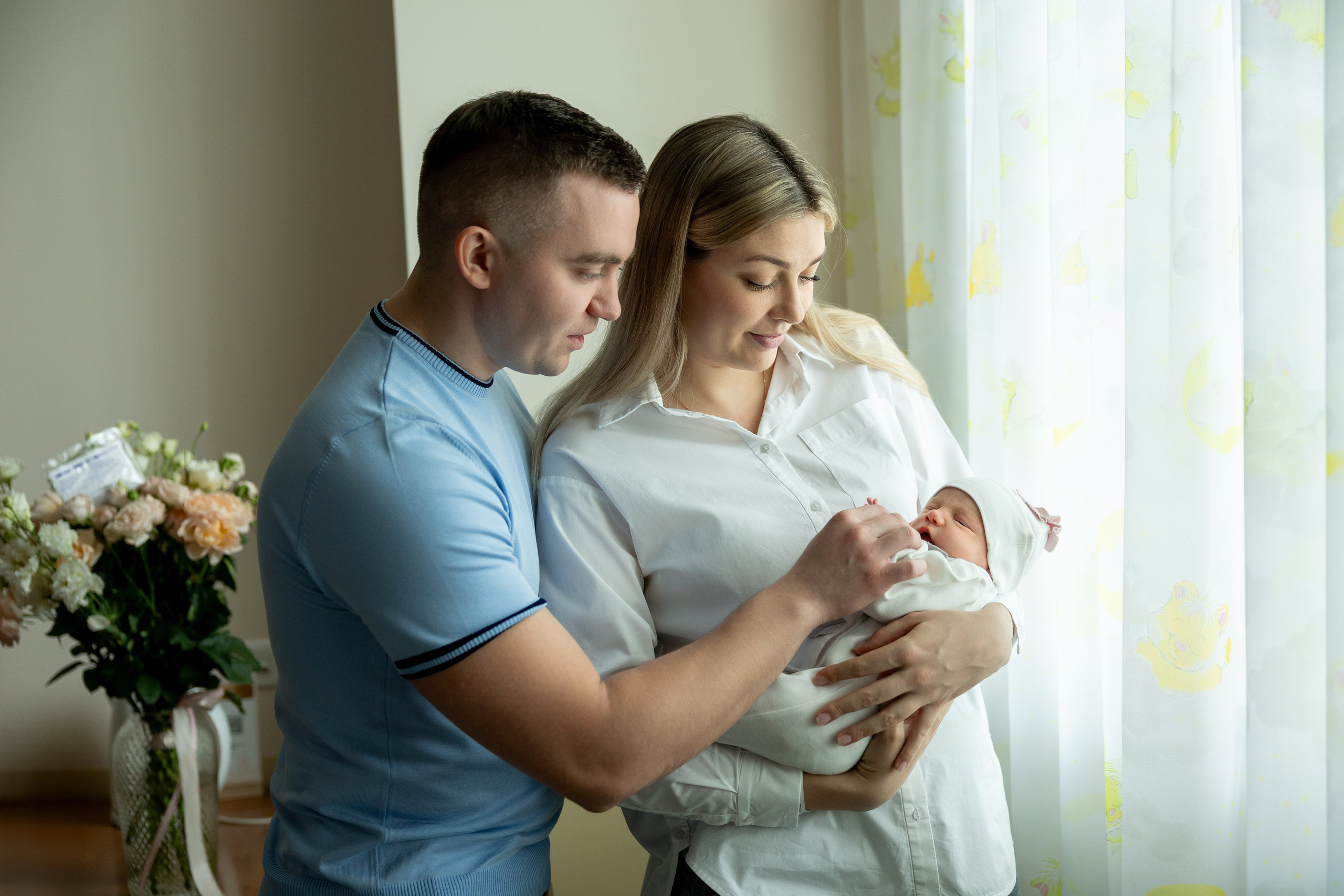 Выписка из роддома. Семейный и детский фотограф в Москве Орешина Юлия