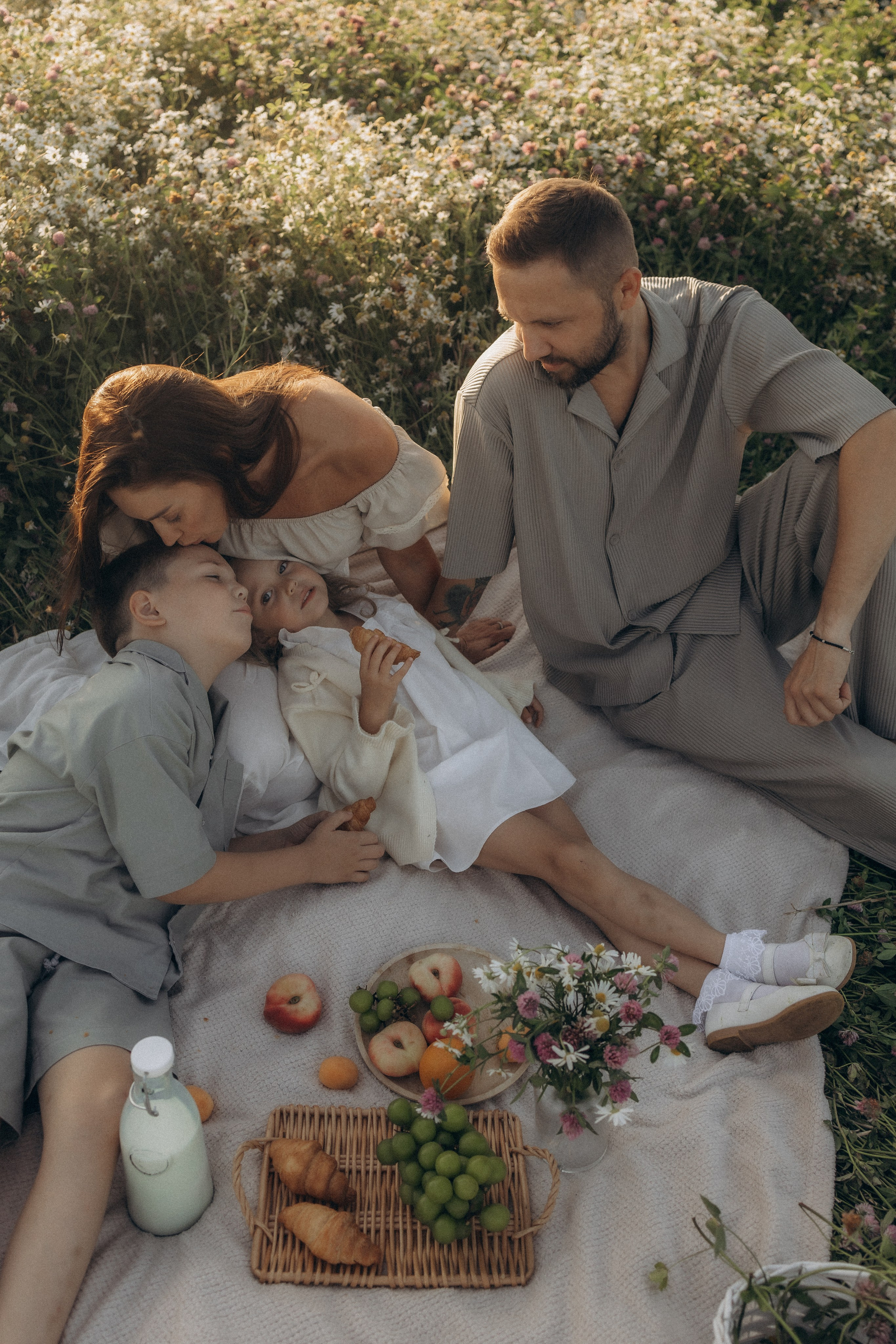 Семейная в ромашках. Эльвира Галимьянова — семейный фотограф Екатеринбурга