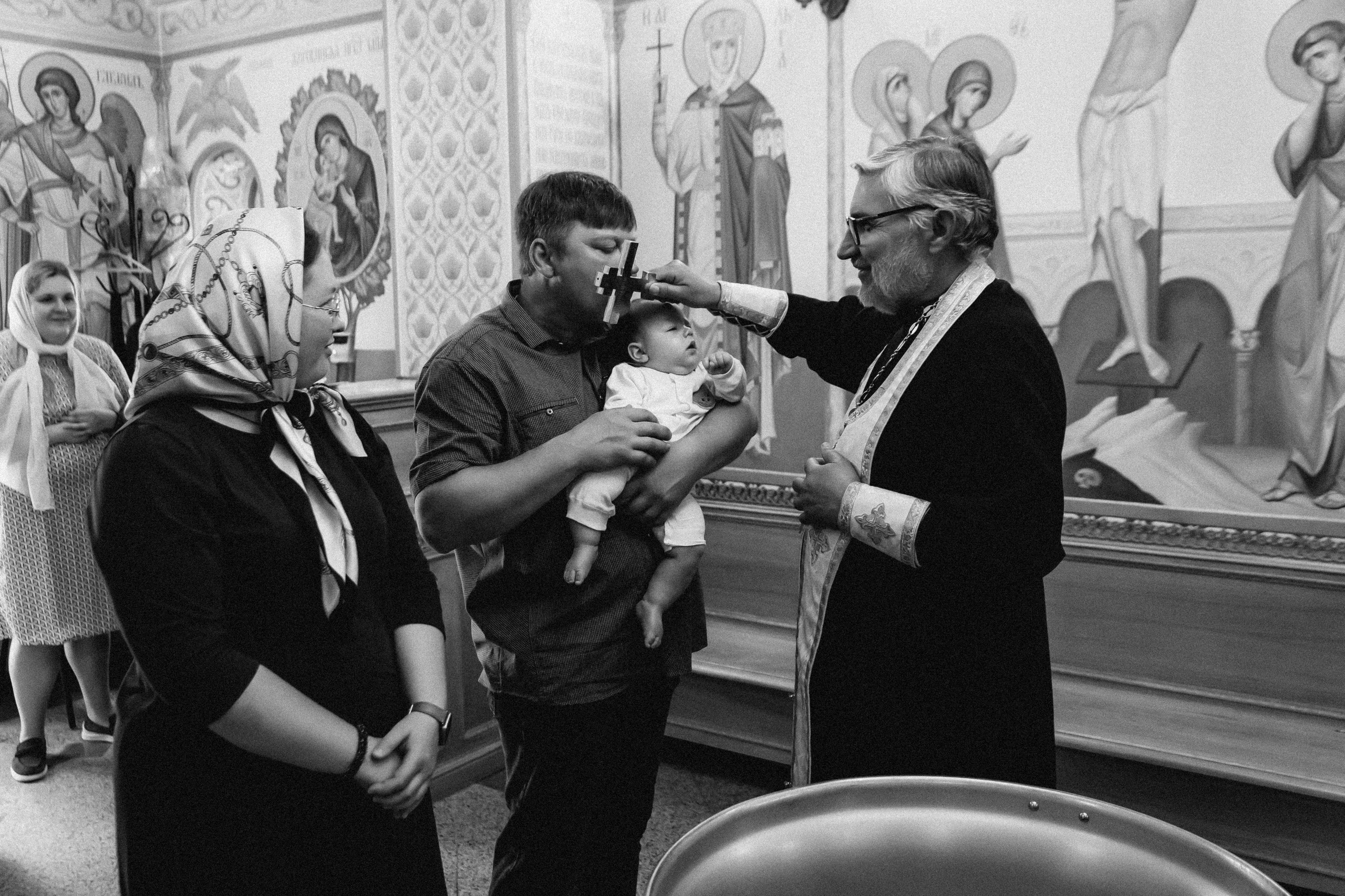 Крещение Максима. Семейный фотограф Минск Усова Ольга