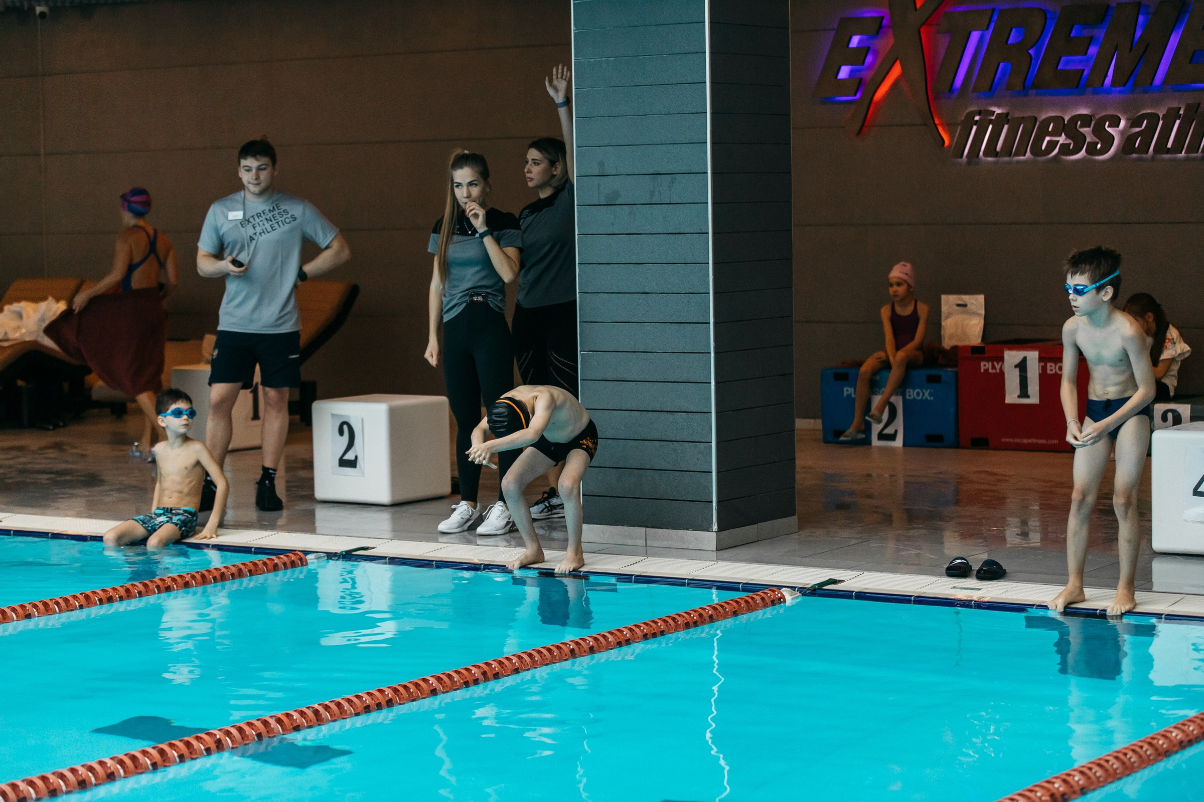 Соревнования по плаванию (зима)