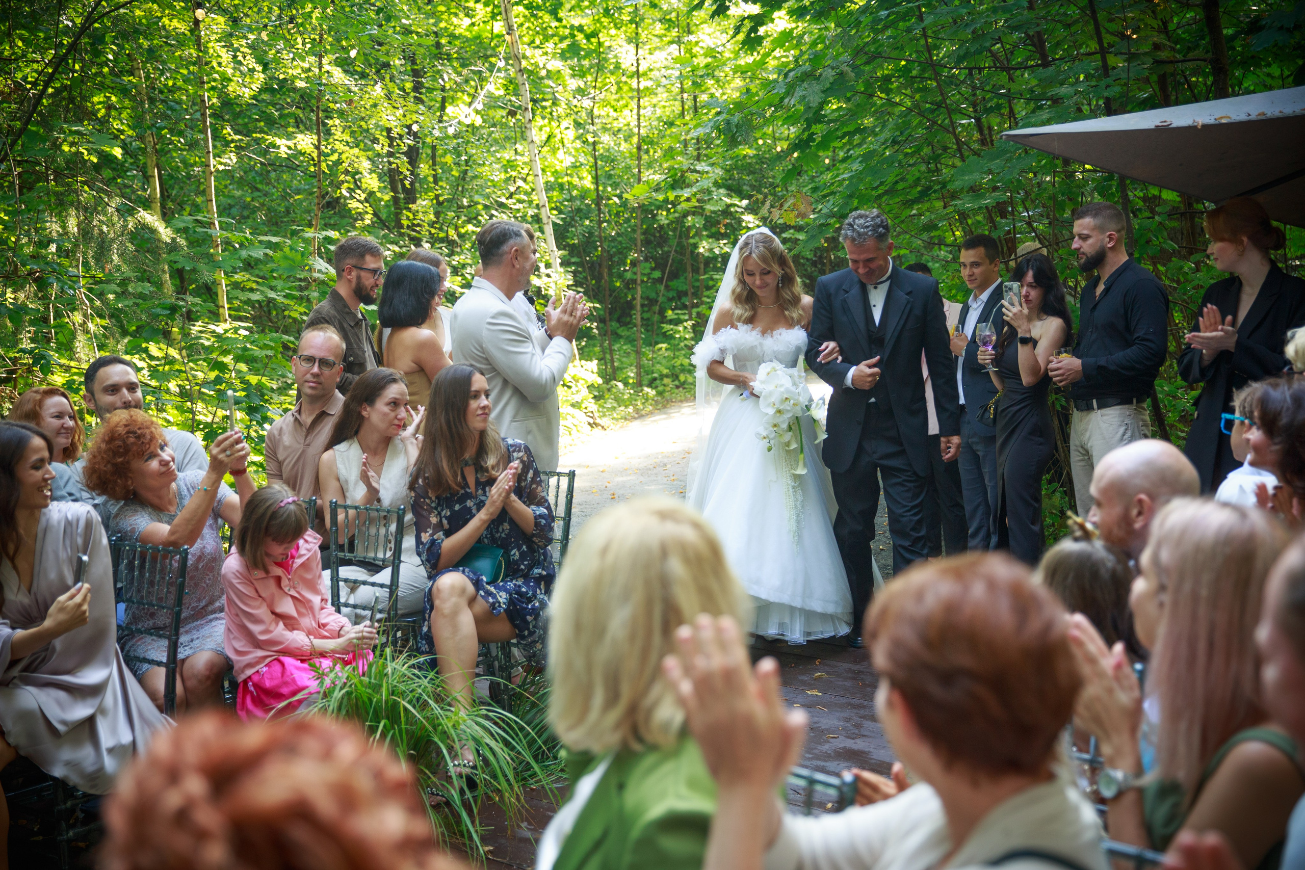 Элегантная летняя свадьба Галины и Дмитрия. Фотограф в Москве Владимир Осиченко — портреты, мероприятия, репортажи