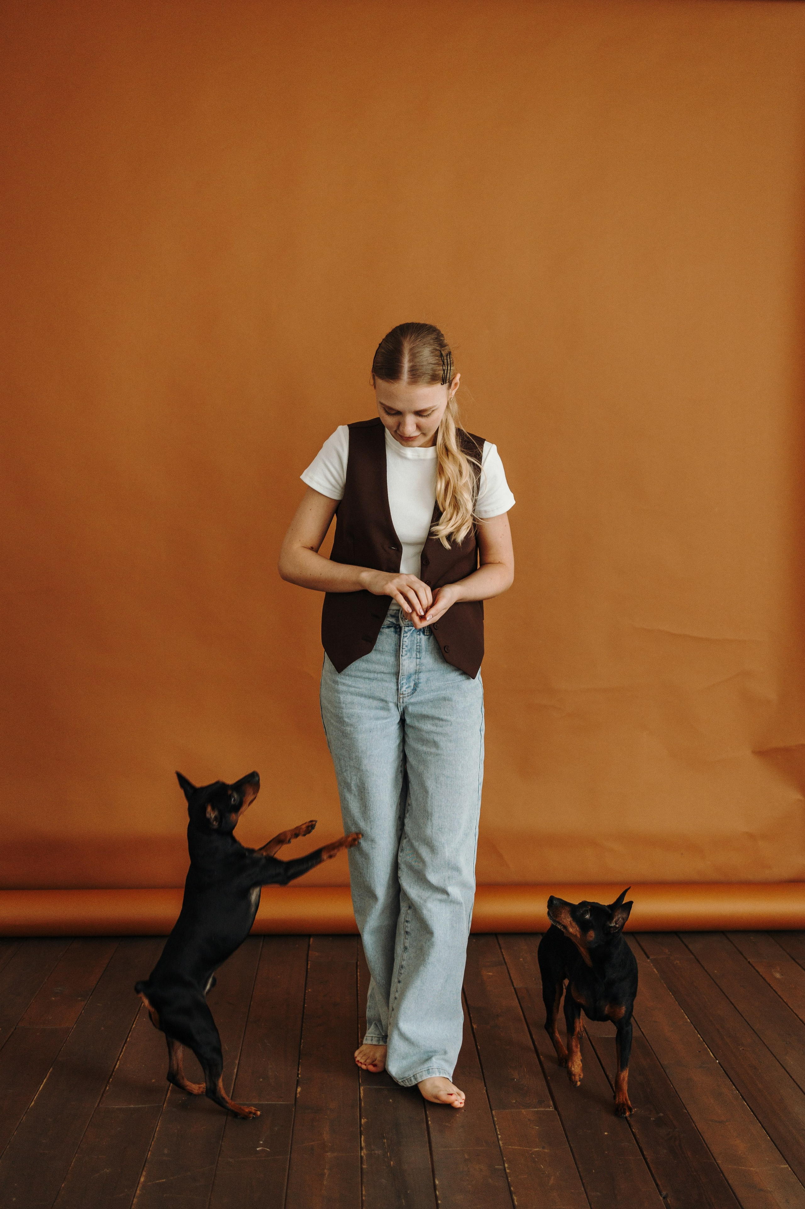 Катя и ее мальчики. Фотограф — Анималист | Санкт-Петербург
