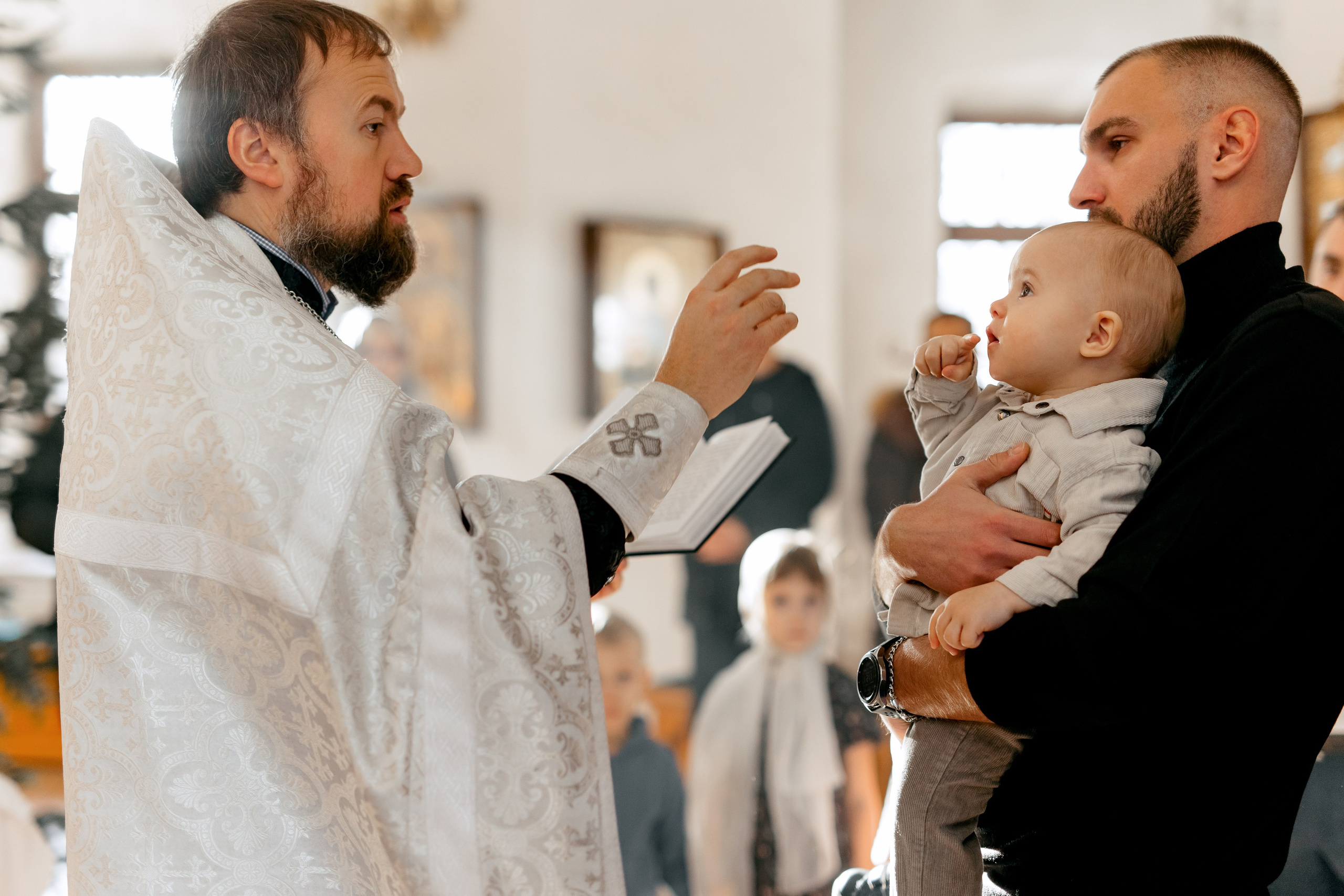 Крещение Тимофея. Свадебный и семейный фотограф в Туле и области Маша Костина