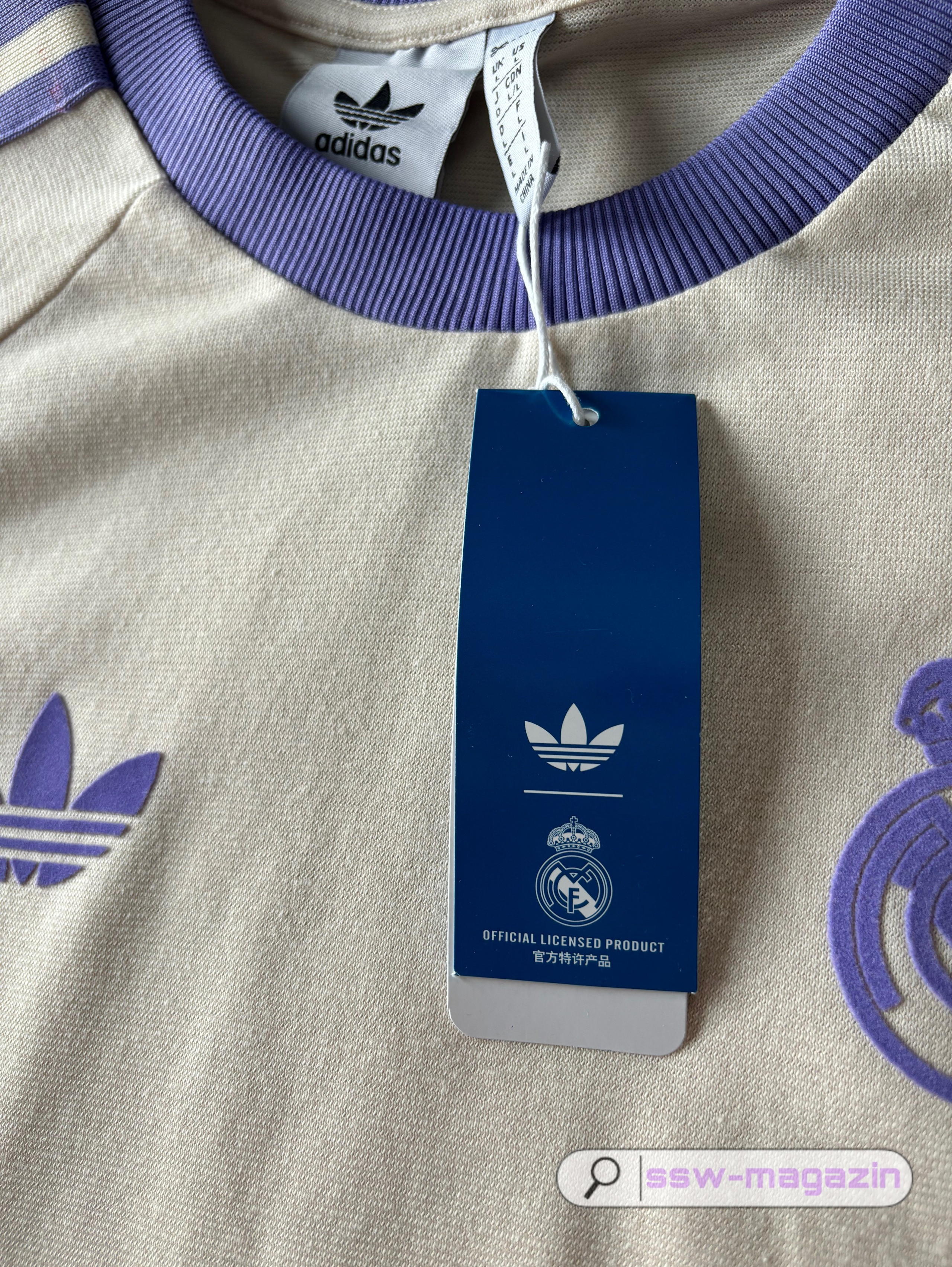 Хлопковая футболка Real Madrid 2025-2026 купить. Футбольный магазин — ssw_magazin