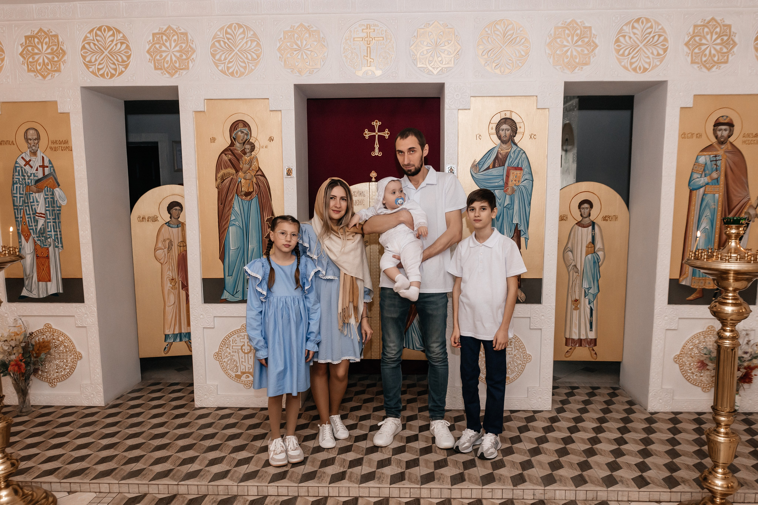 Крещение Влада. Семейный фотограф Минск Усова Ольга