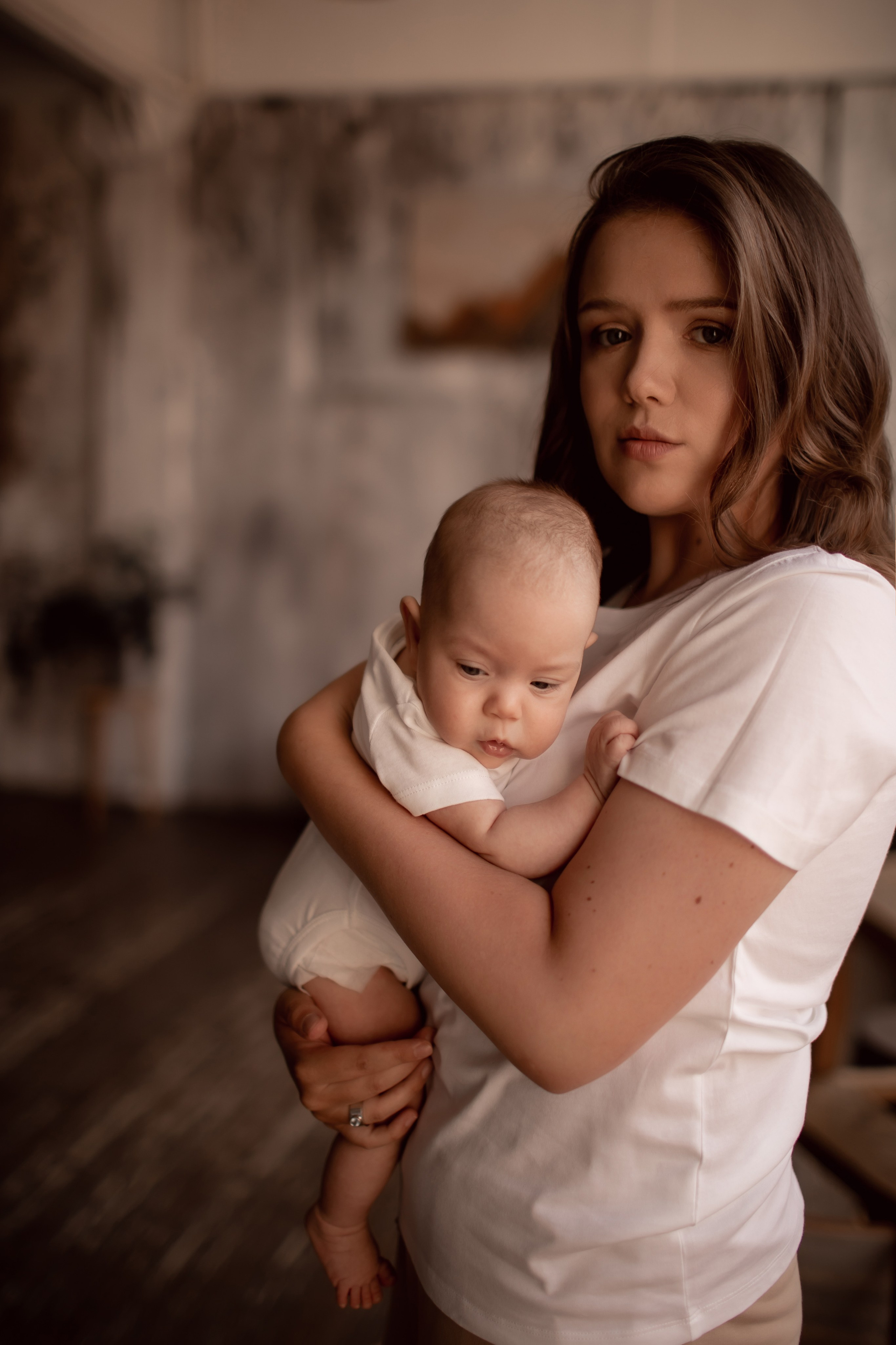 Валерия и Геннадий с крошкой. Семейный фотограф в Москве