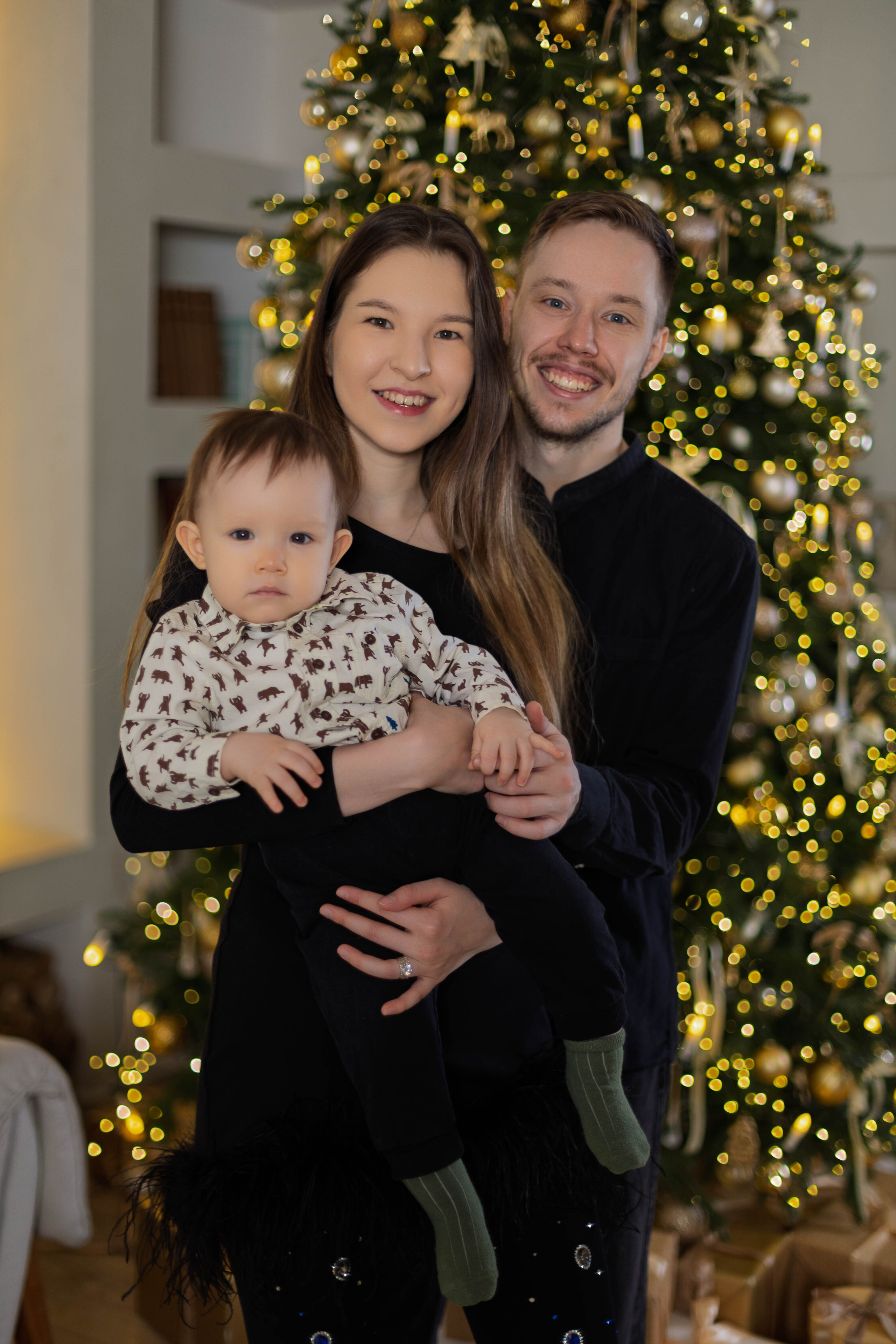 Миша и родители. Семейный фотограф Гульцовская Екатерина