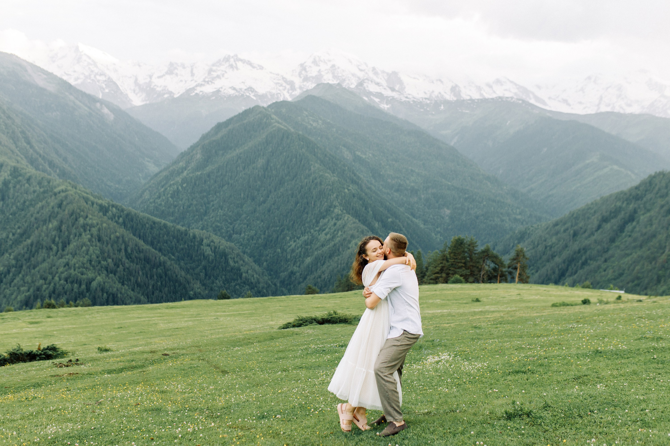 Свадьба в горах Сванетии в Грузии