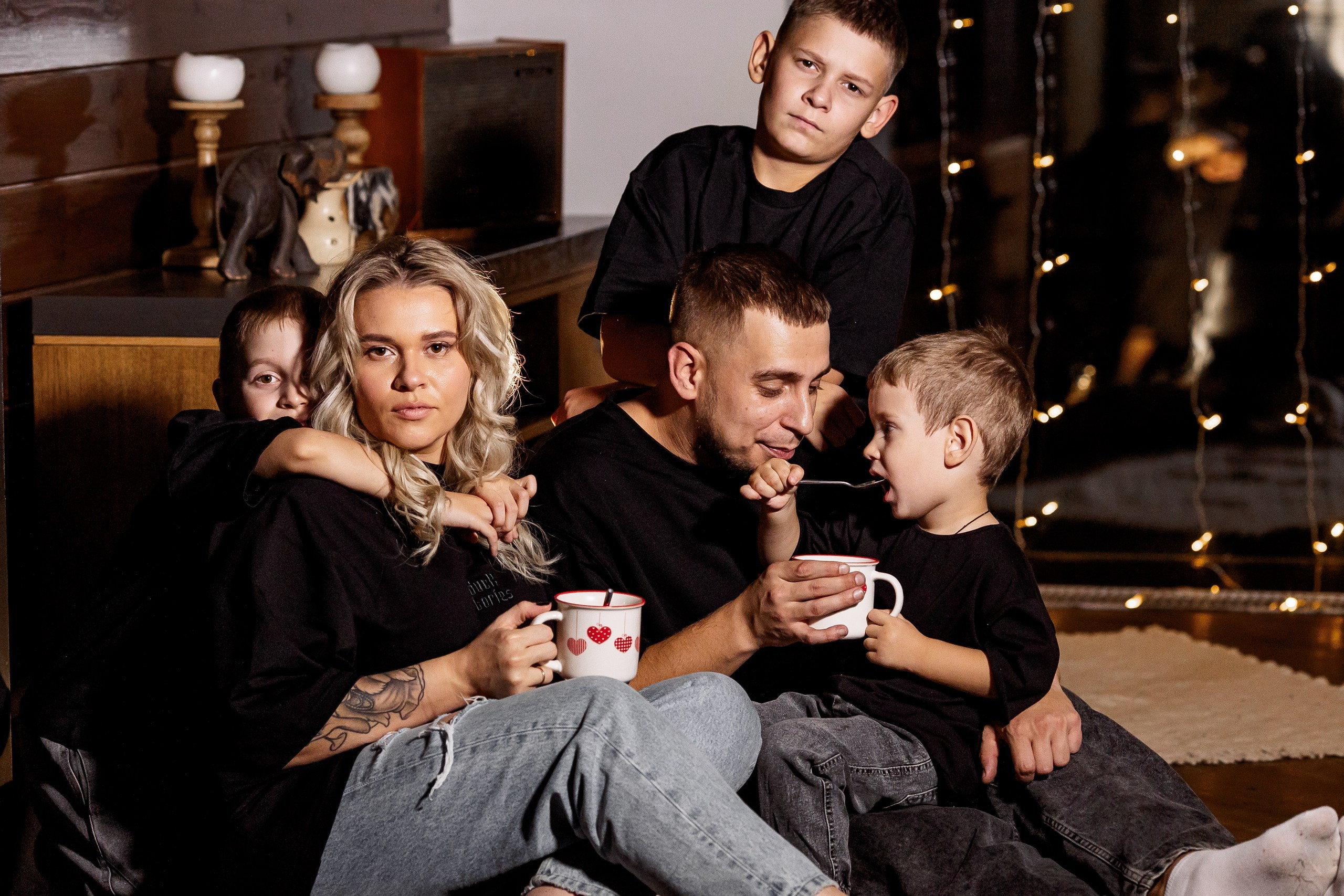 Эдуард и Дарья с сыновьями. Свадебный и семейный фотограф в Челябинске Юлия Ишимова