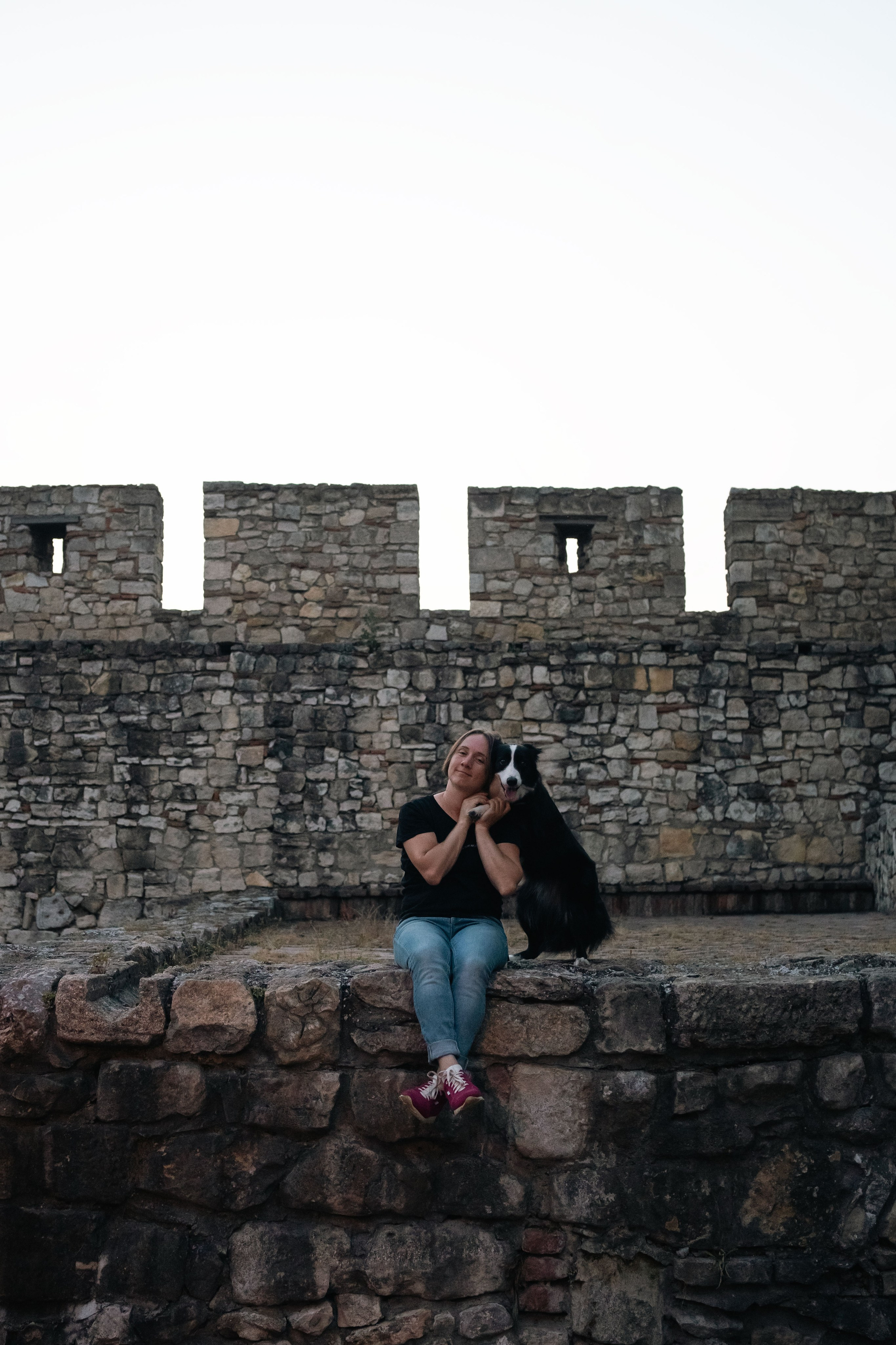 Белград, Калемегдан. Таня и Шегги. Фотограф анималист