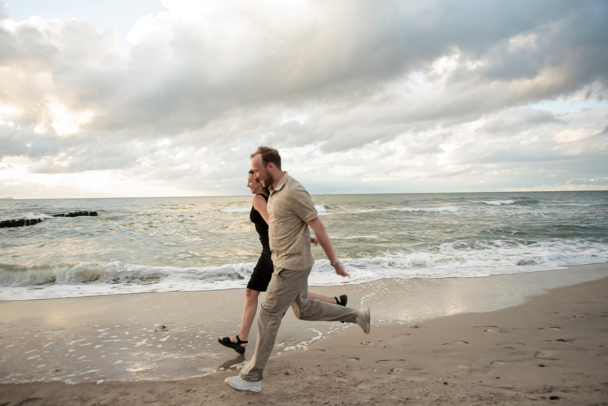 Семейная съёмка на берегу моря. Фотограф Зеленоградск