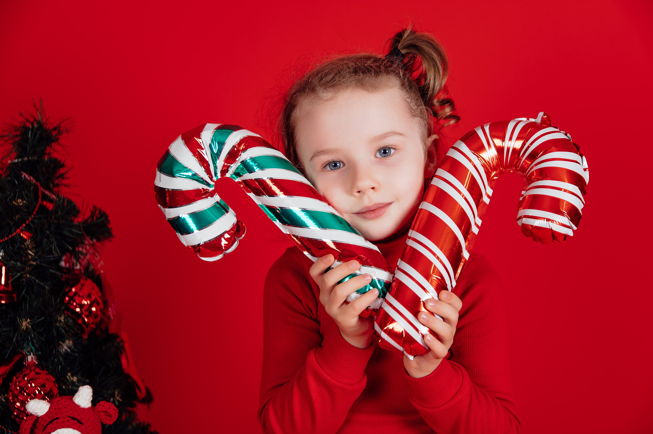 КРАСНЫЙ НОВЫЙ ГОД. Детский и семейный фотограф Катерина Мишина