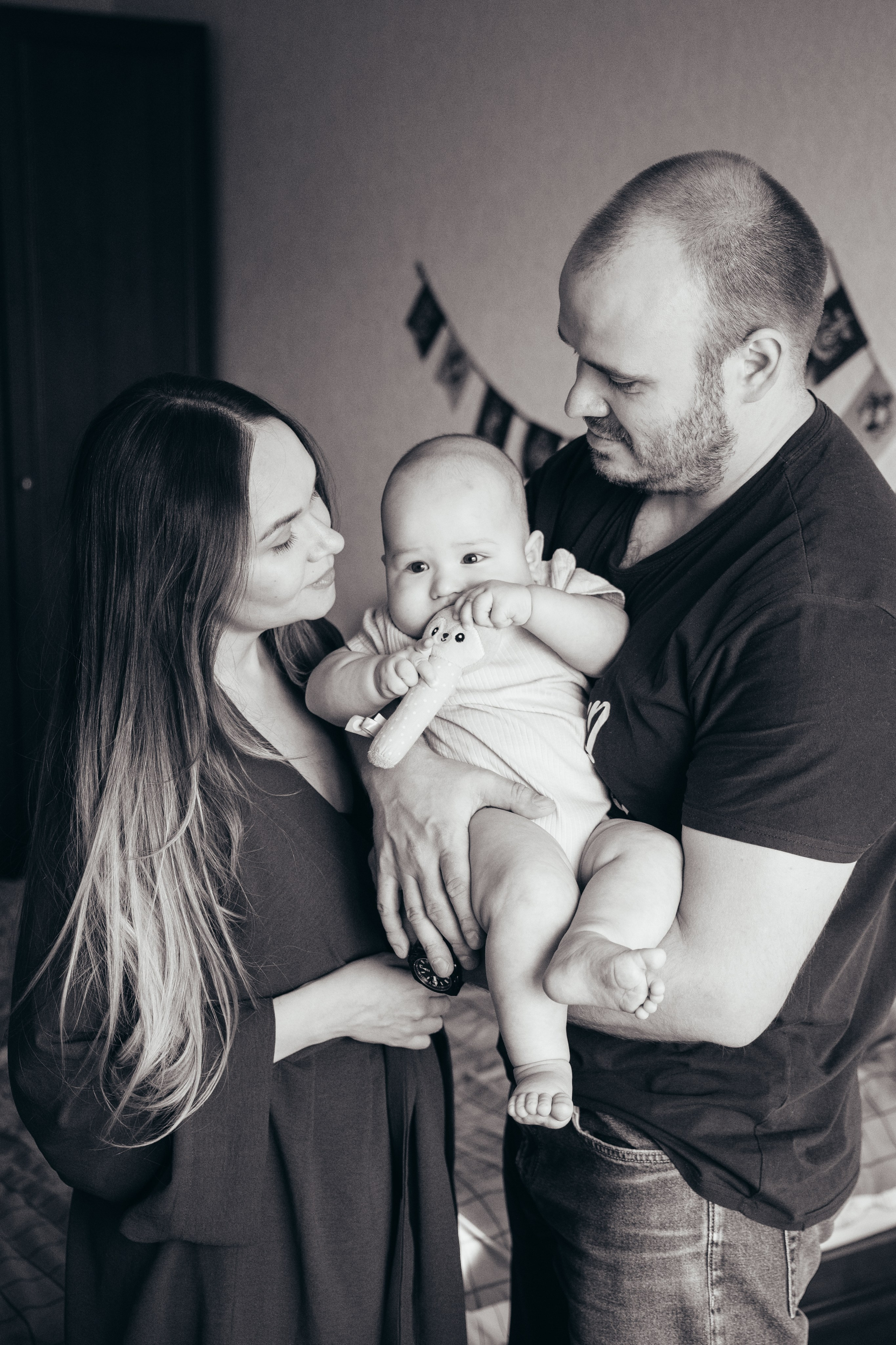 Домашняя семейная фотосессия. Свадебный и семейный фотограф в Красноярске Леонид Максимов