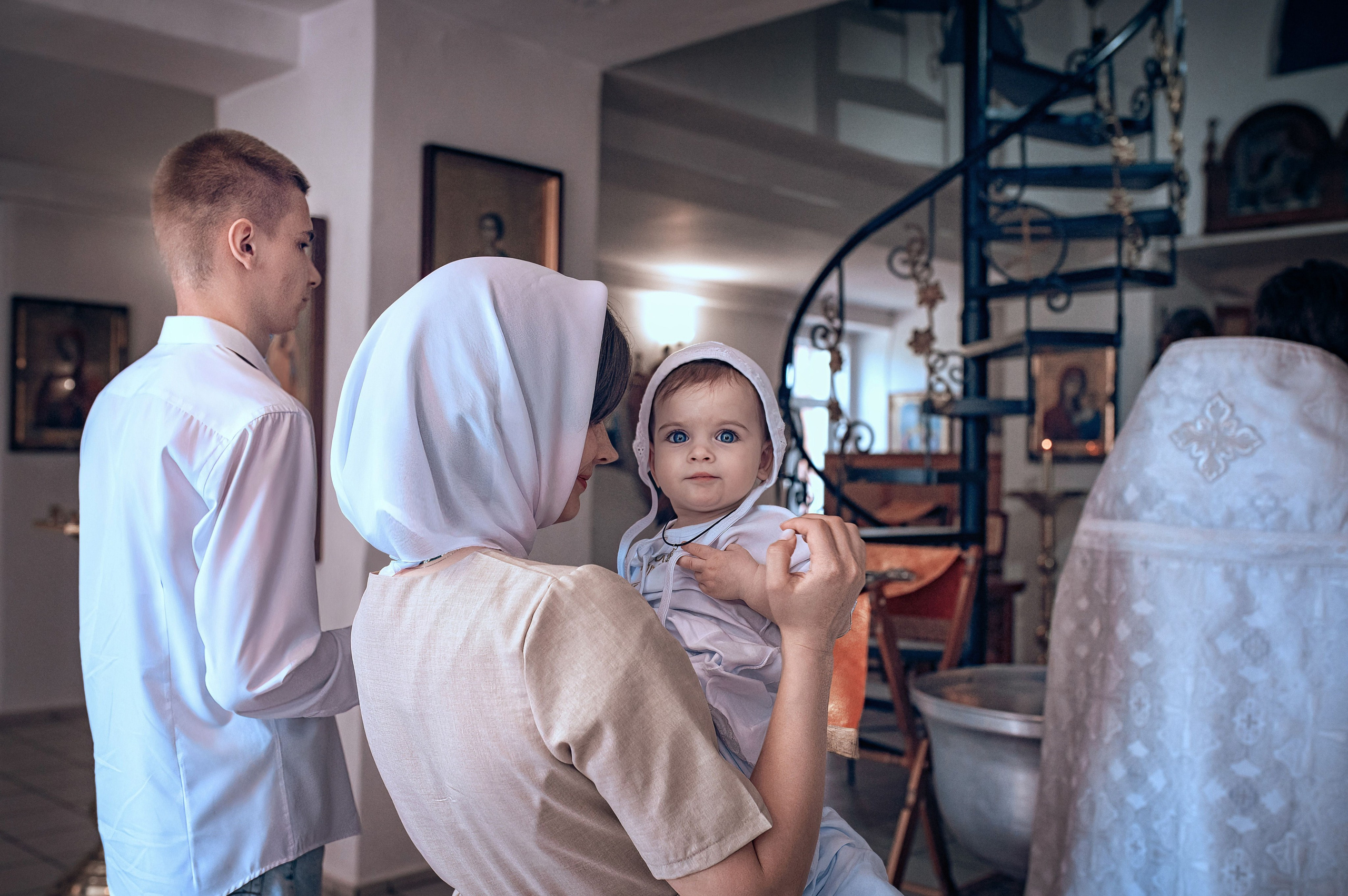 Фото крещения в Красноярске. Фотографы крещения/венчания  Красноярск Татьяна и Вячеслав Переваловы